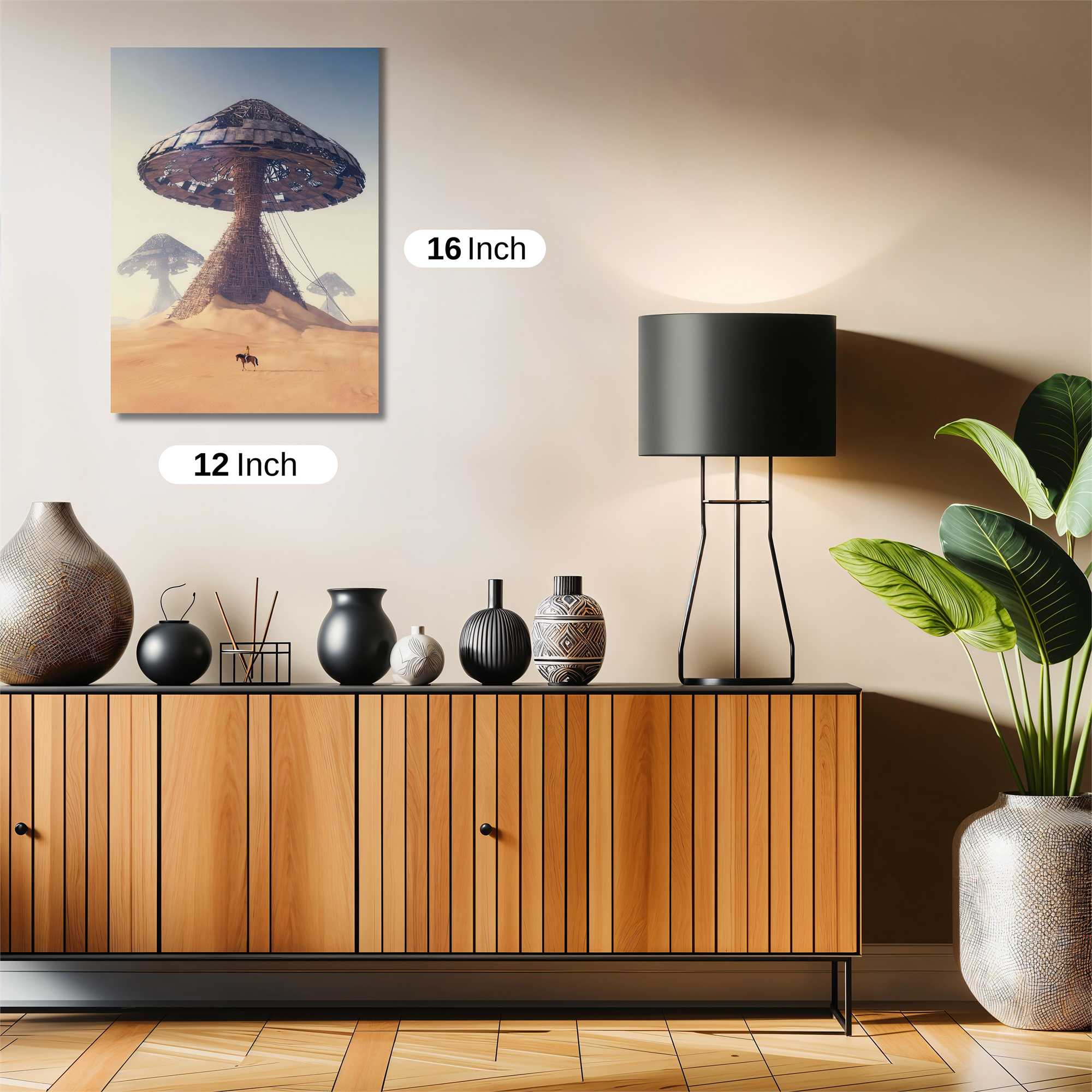 Mushroom Mirage Safe Wall Magnetic / M