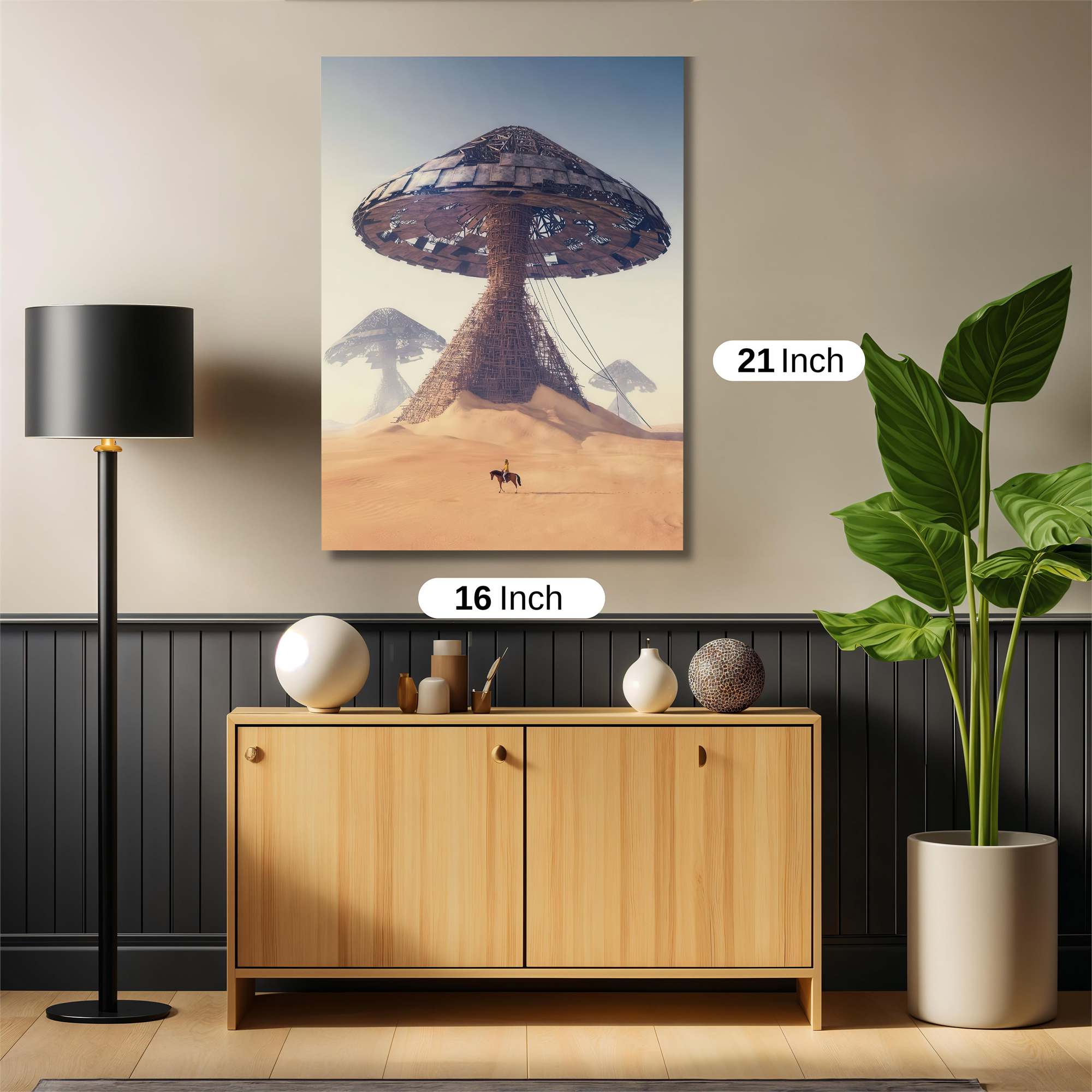 Mushroom Mirage Safe Wall Magnetic / M