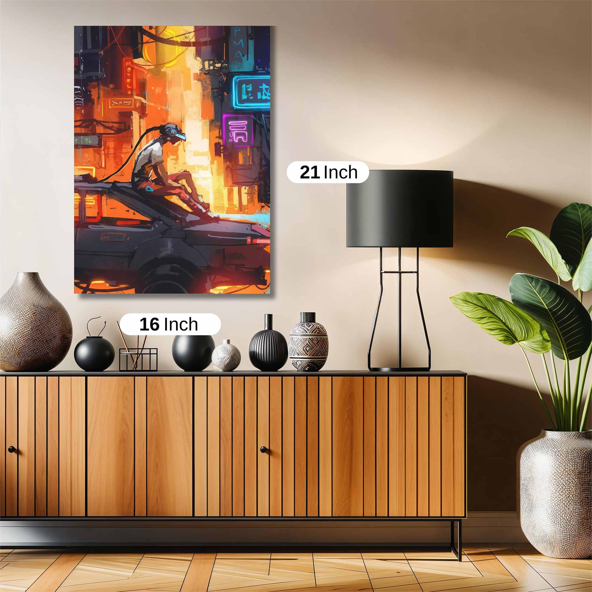 Cyberpunk Reflection Safe Wall Magnetic / M