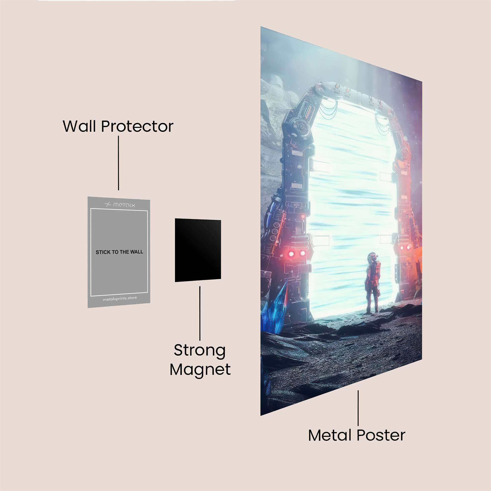 Portal Odyssey Safe Wall Magnetic / M