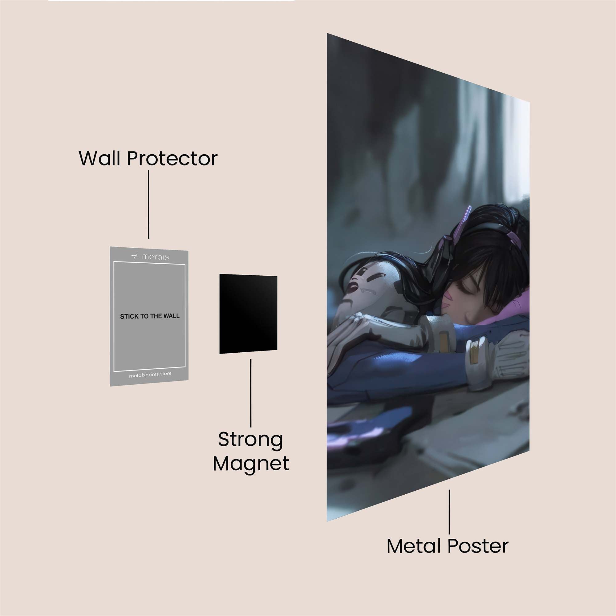 Digital Slumber Safe Wall Magnetic / M