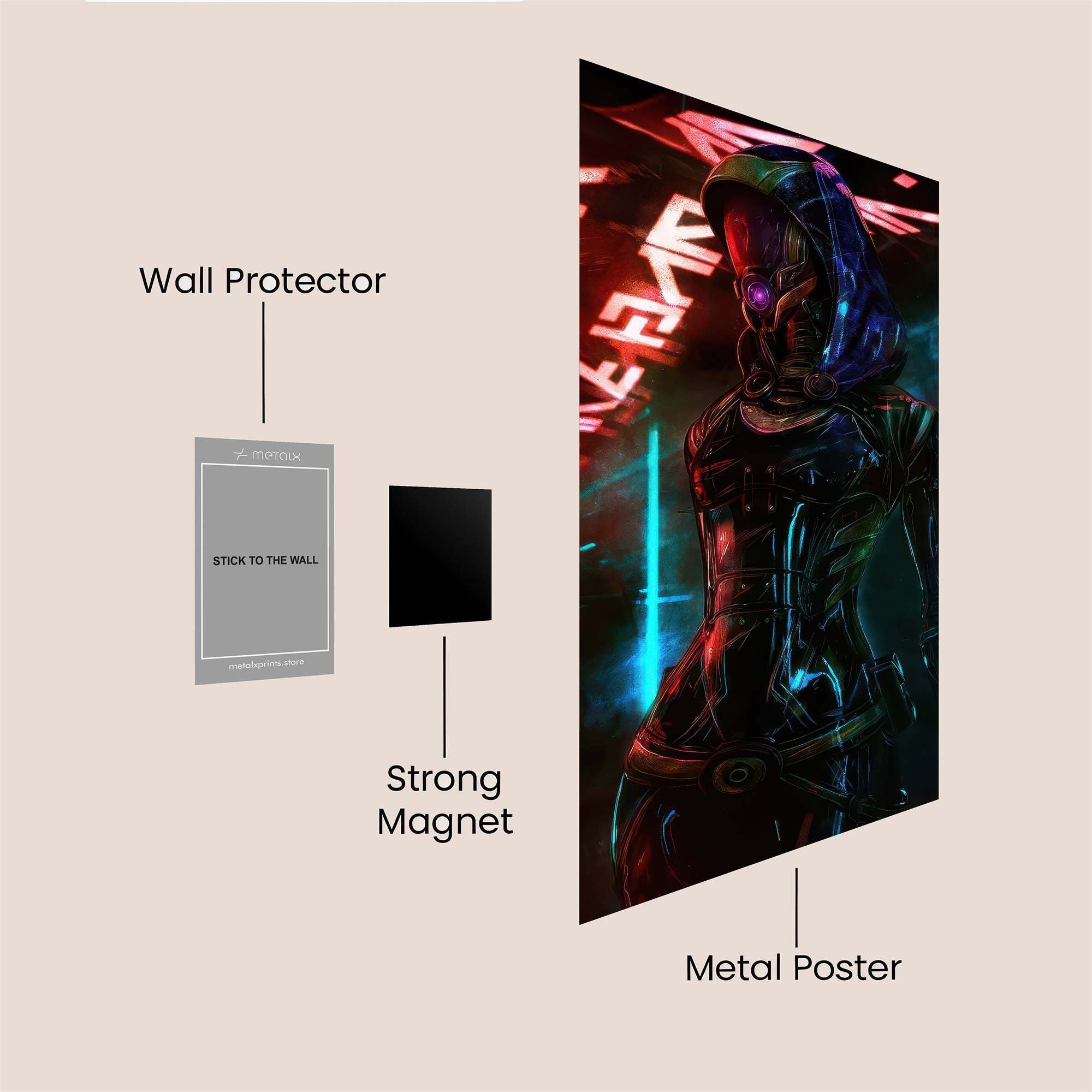 Neon Enigma Safe Wall Magnetic / M