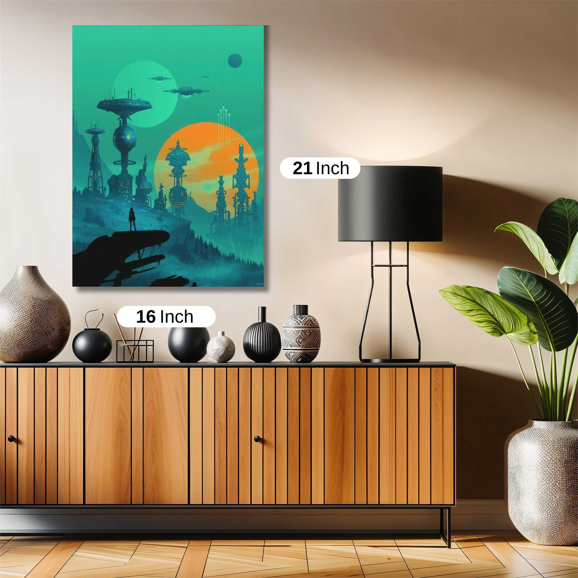 Futuristic Reverie Safe Wall Magnetic / M