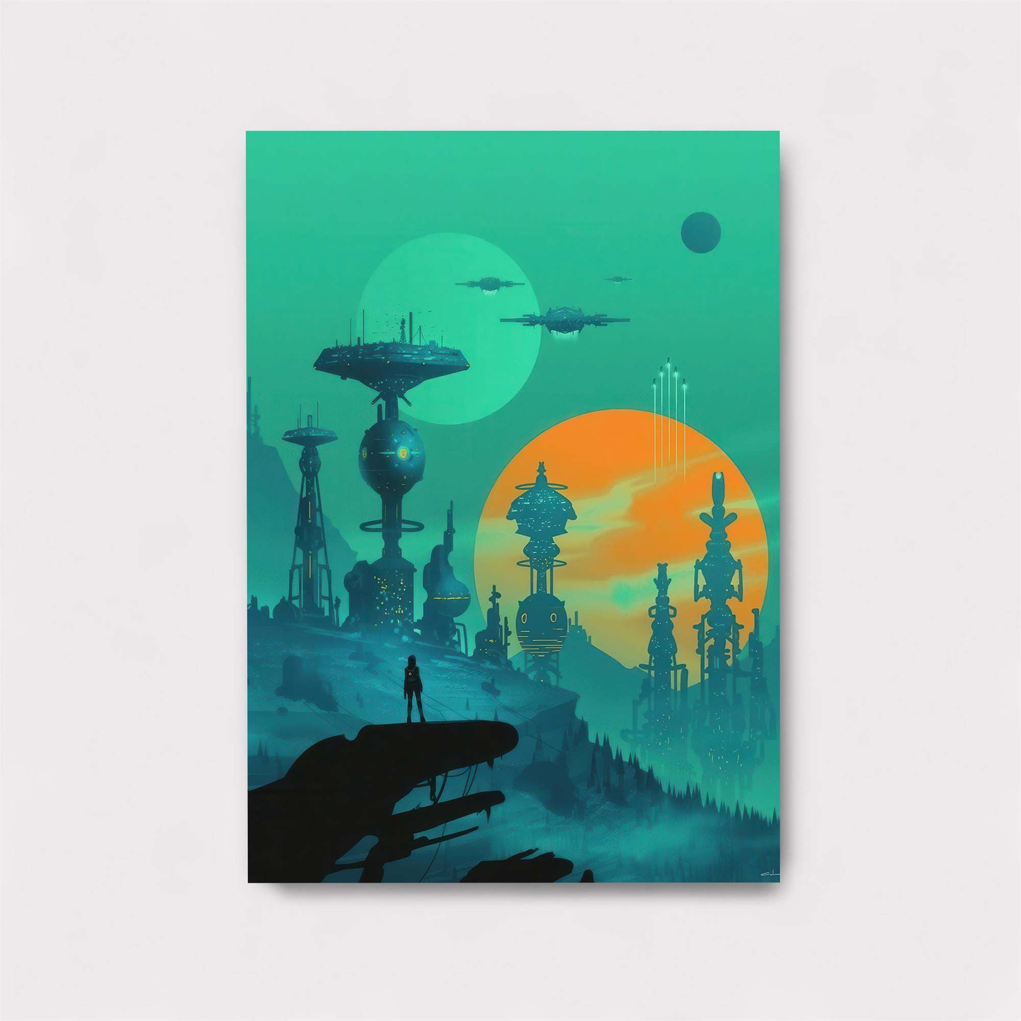 Futuristic Reverie Safe Wall Magnetic / M