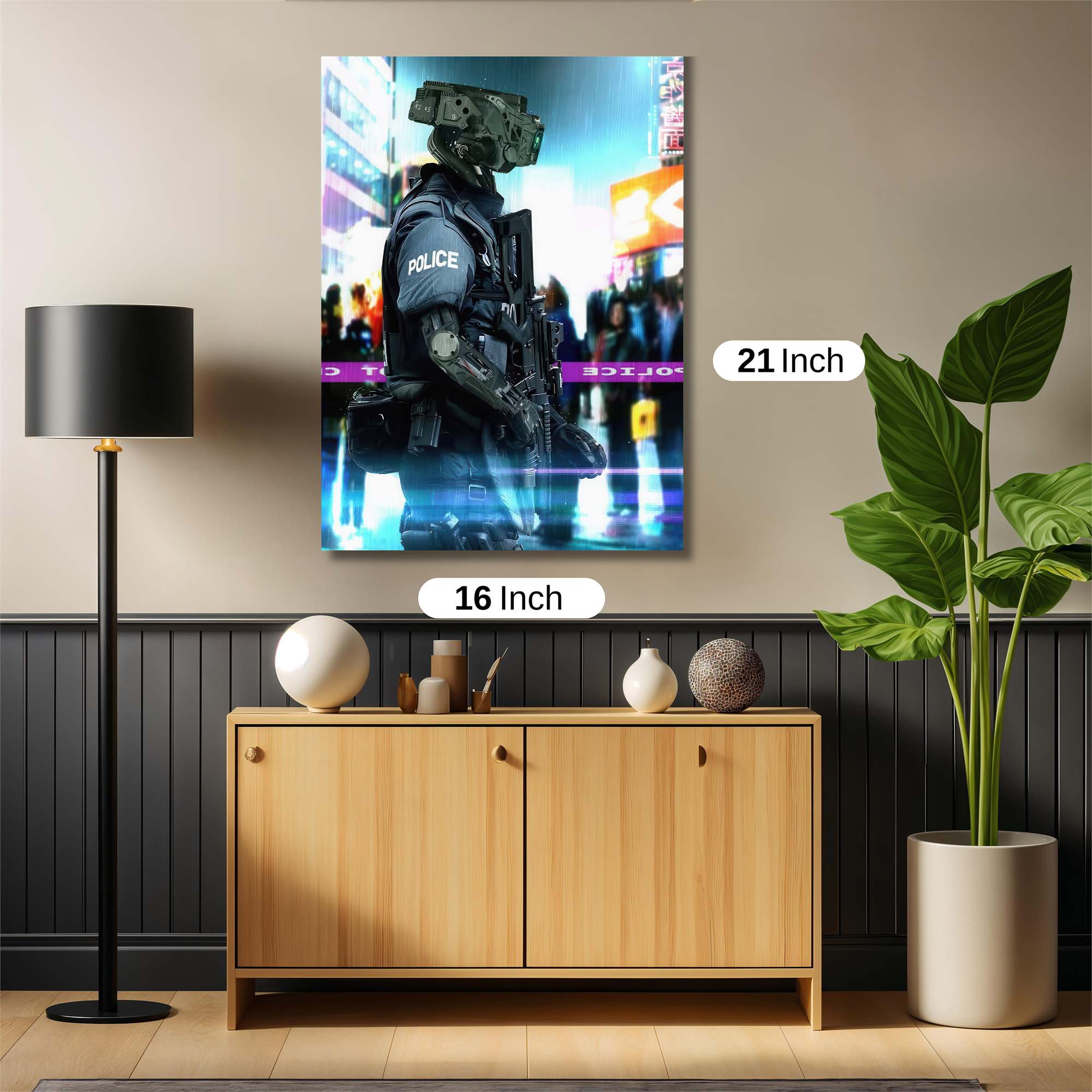 Robotic Vigilance Safe Wall Magnetic / M