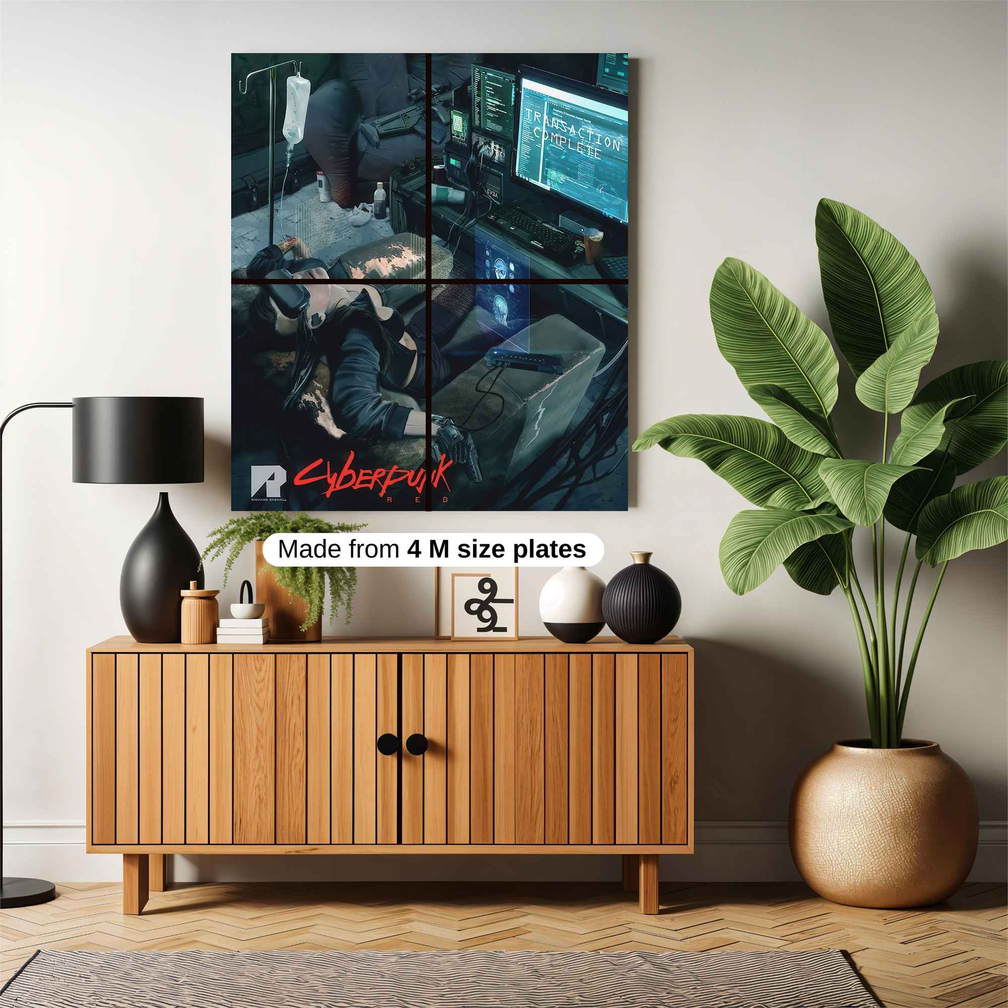 Cyberpunk Reflection Safe Wall Magnetic / M