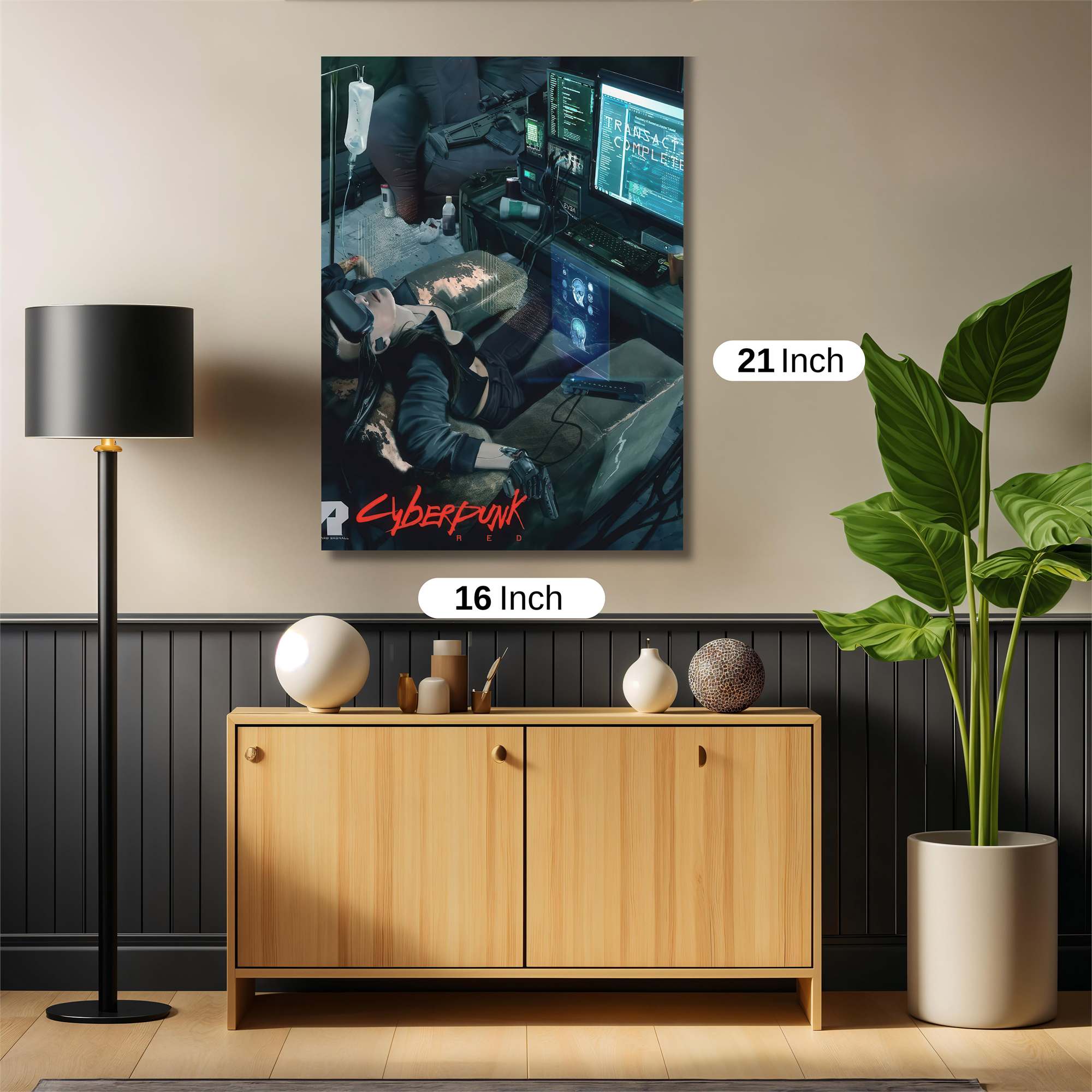 Cyberpunk Reflection Safe Wall Magnetic / M