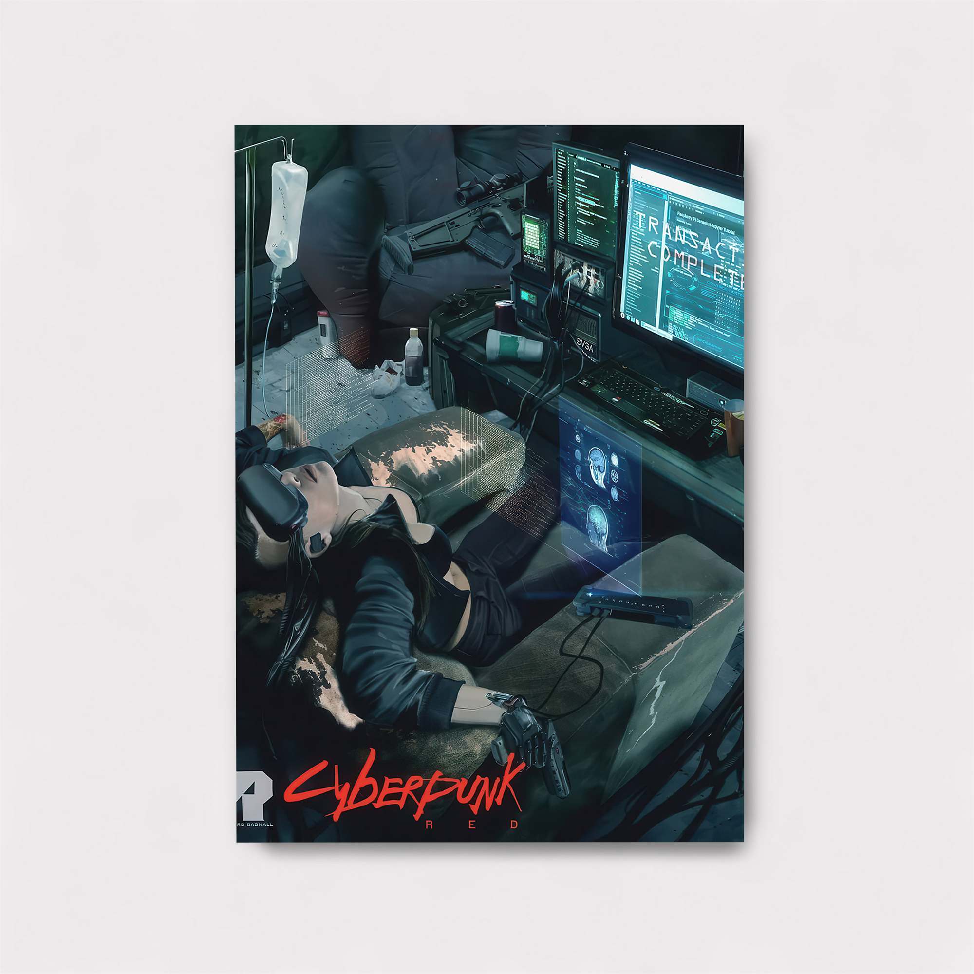 Cyberpunk Reflection Safe Wall Magnetic / M