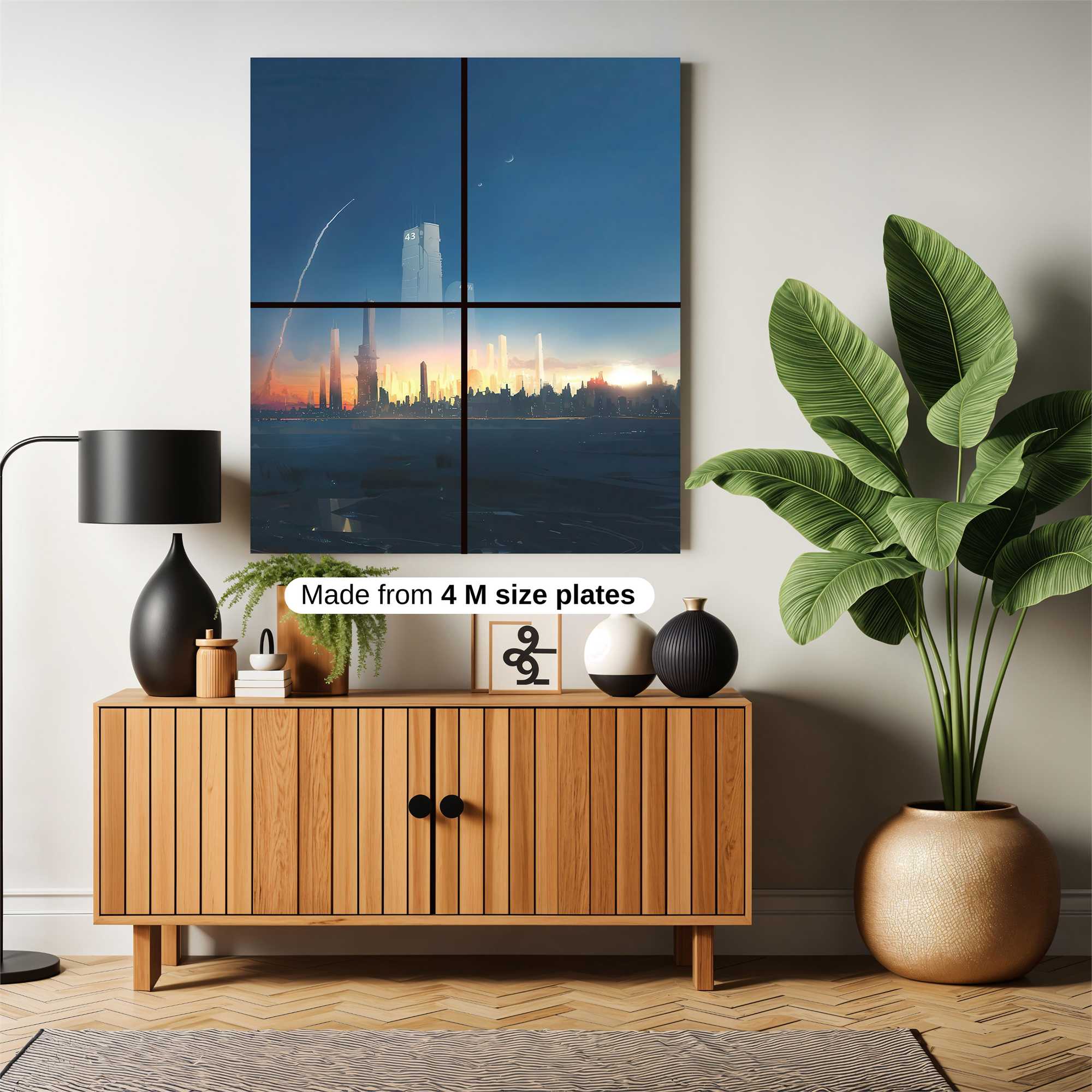 Futuristic Dawn Safe Wall Magnetic / M