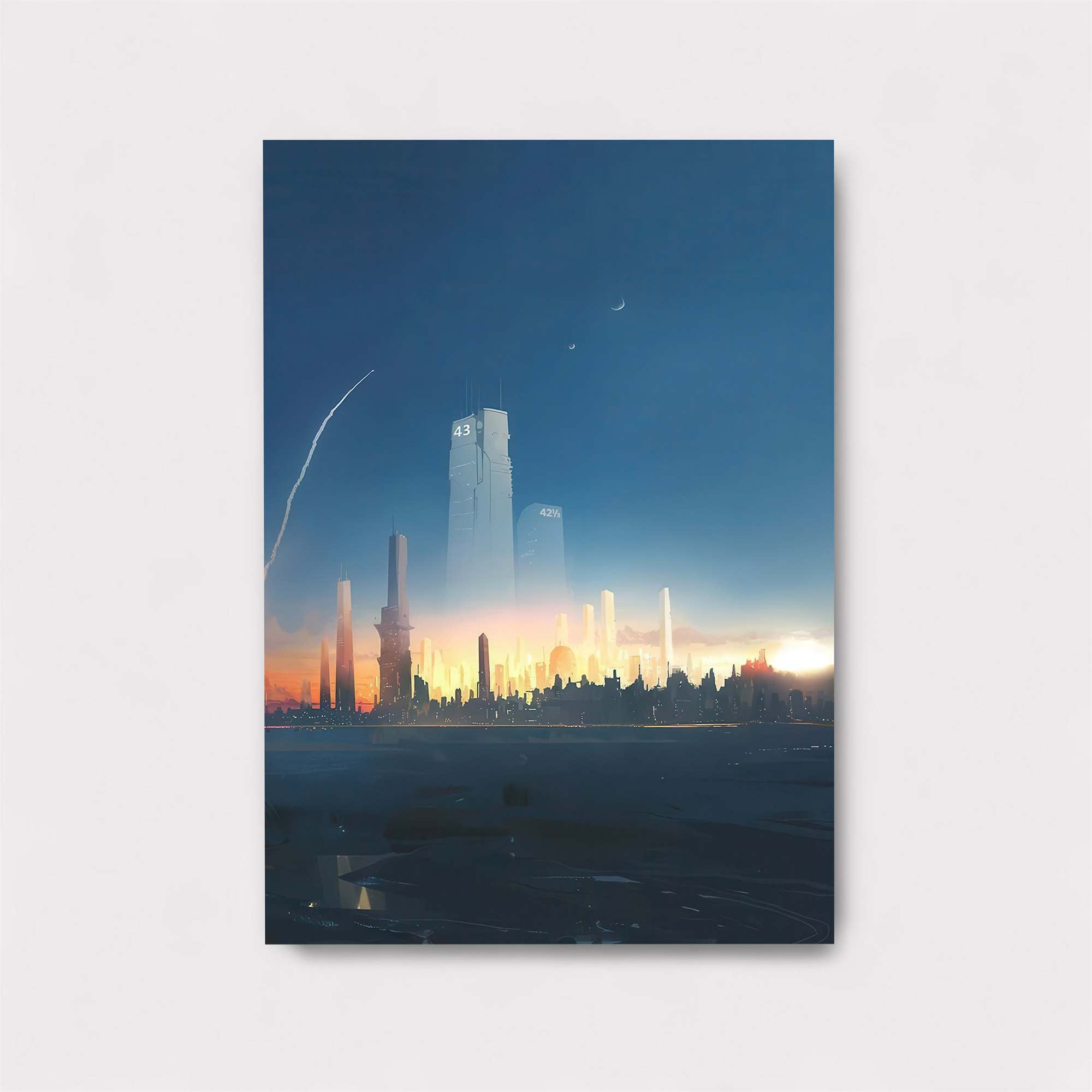 Futuristic Dawn Safe Wall Magnetic / M