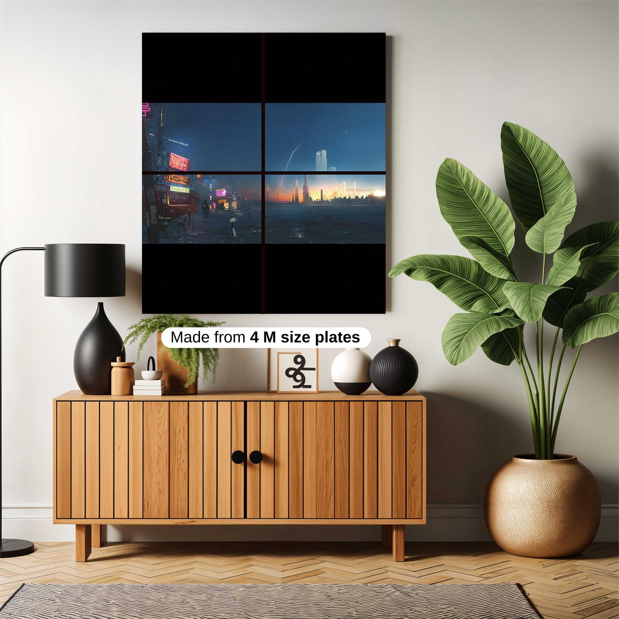 Neon Horizon Safe Wall Magnetic / M