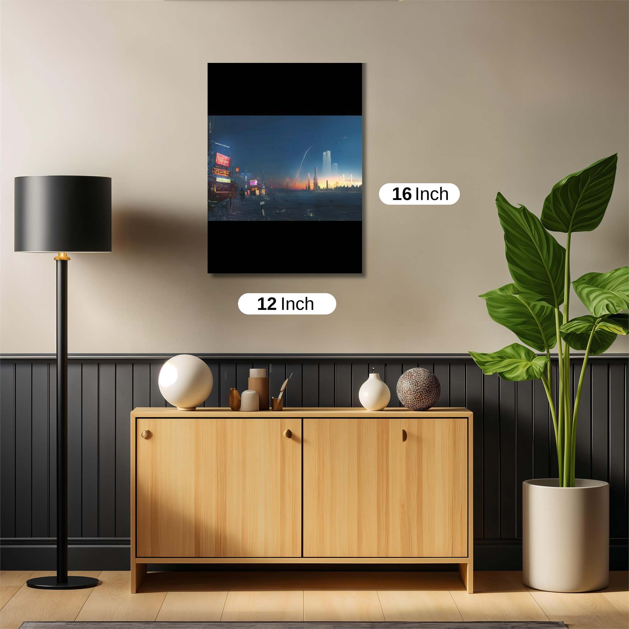 Neon Horizon Safe Wall Magnetic / M