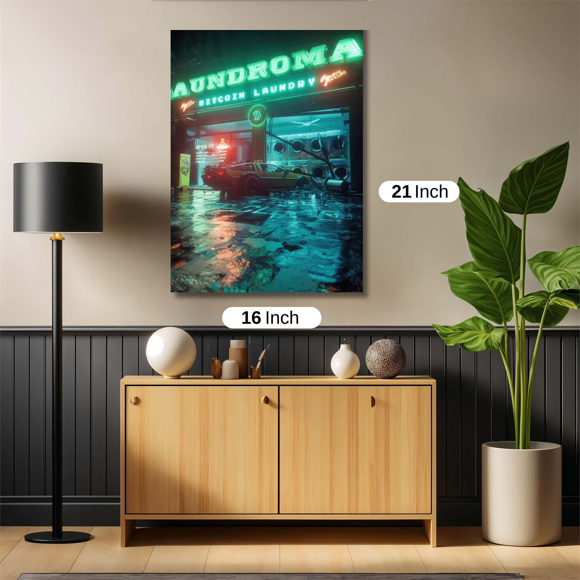 Neon Chaos Safe Wall Magnetic / M