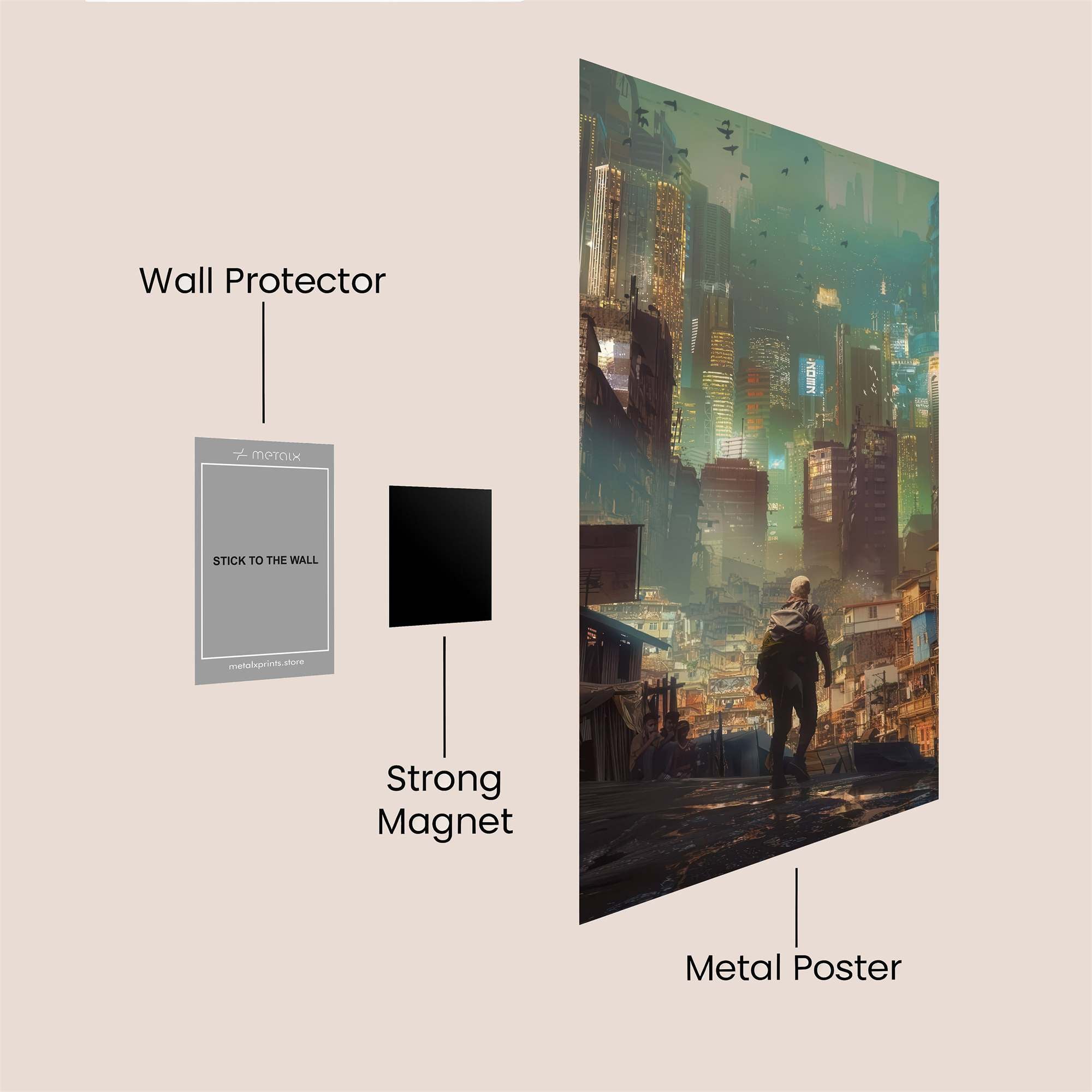 Urban Odyssey Safe Wall Magnetic / M