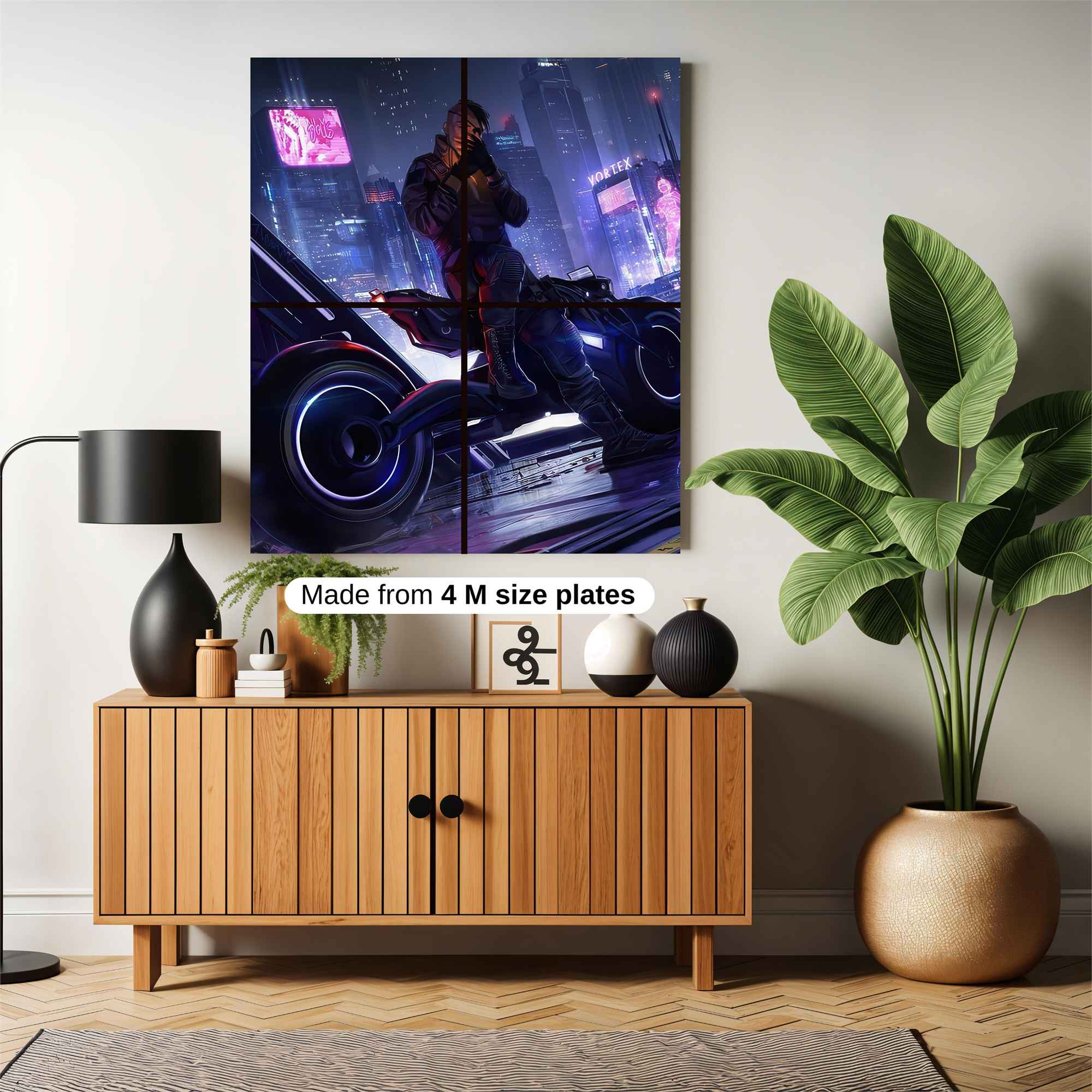 Neon Solitude Safe Wall Magnetic / M