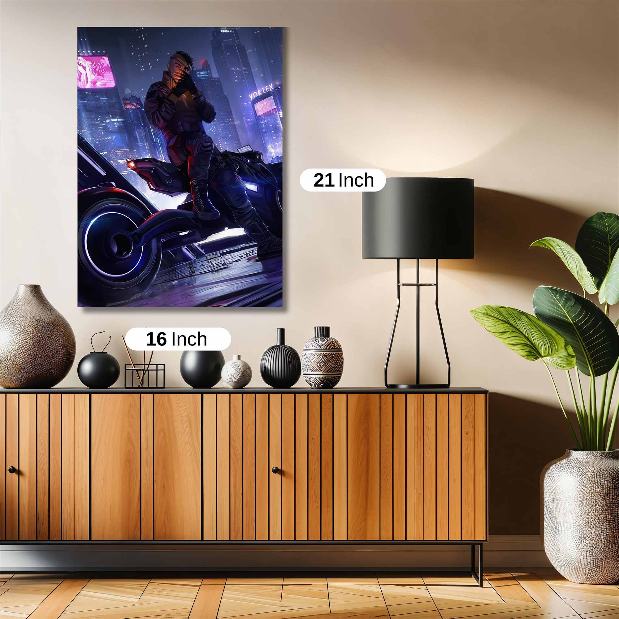 Neon Solitude Safe Wall Magnetic / M