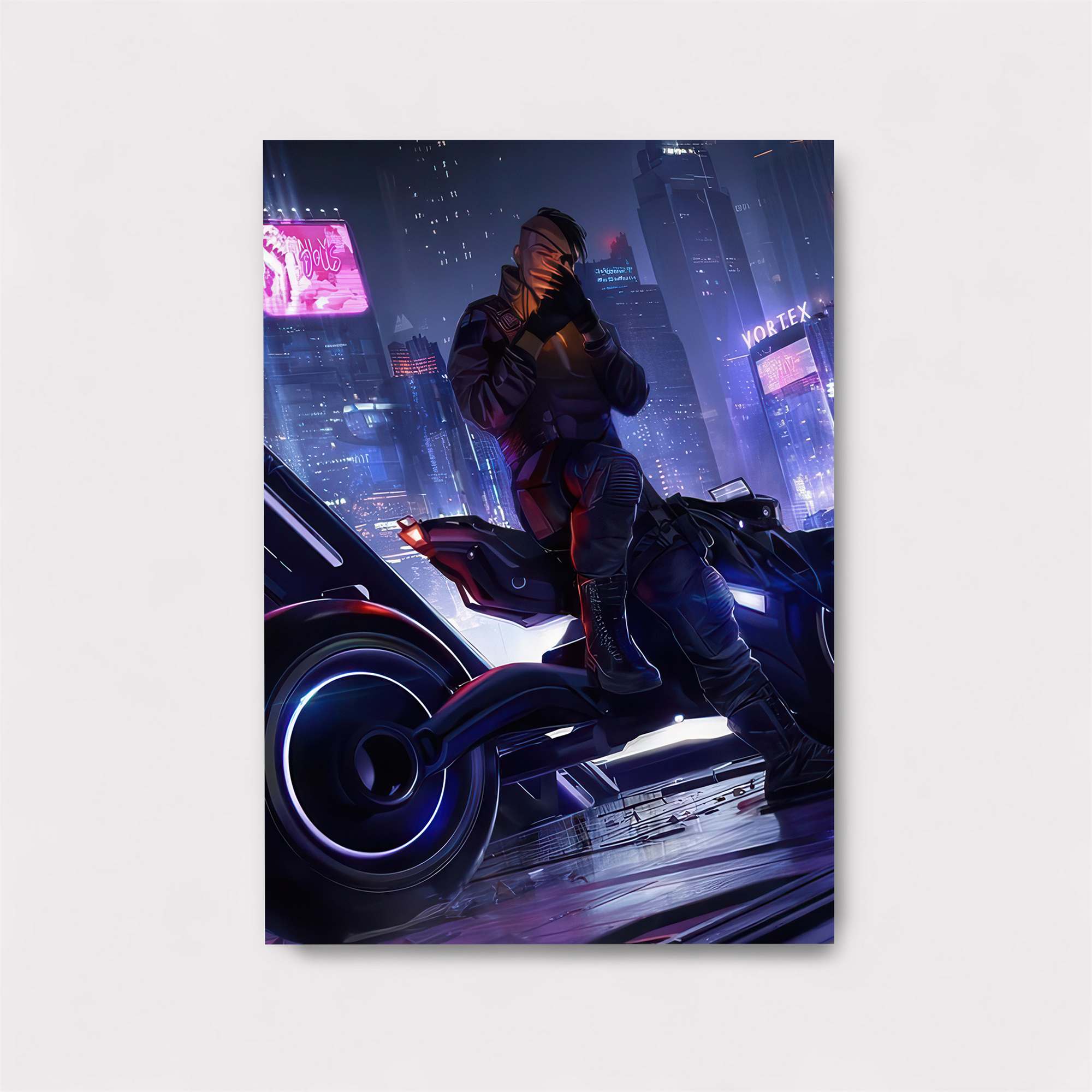 Neon Solitude Safe Wall Magnetic / M