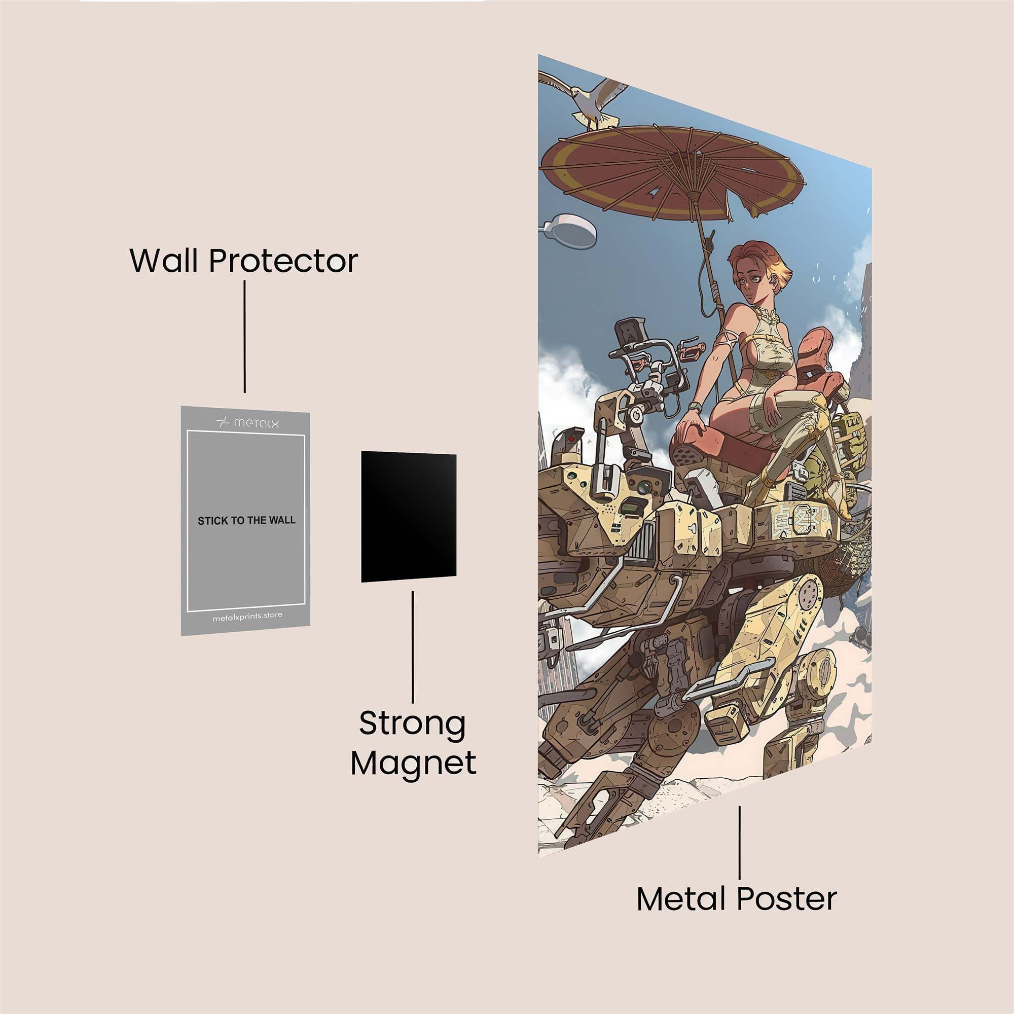 Mechanical Odyssey Safe Wall Magnetic / M