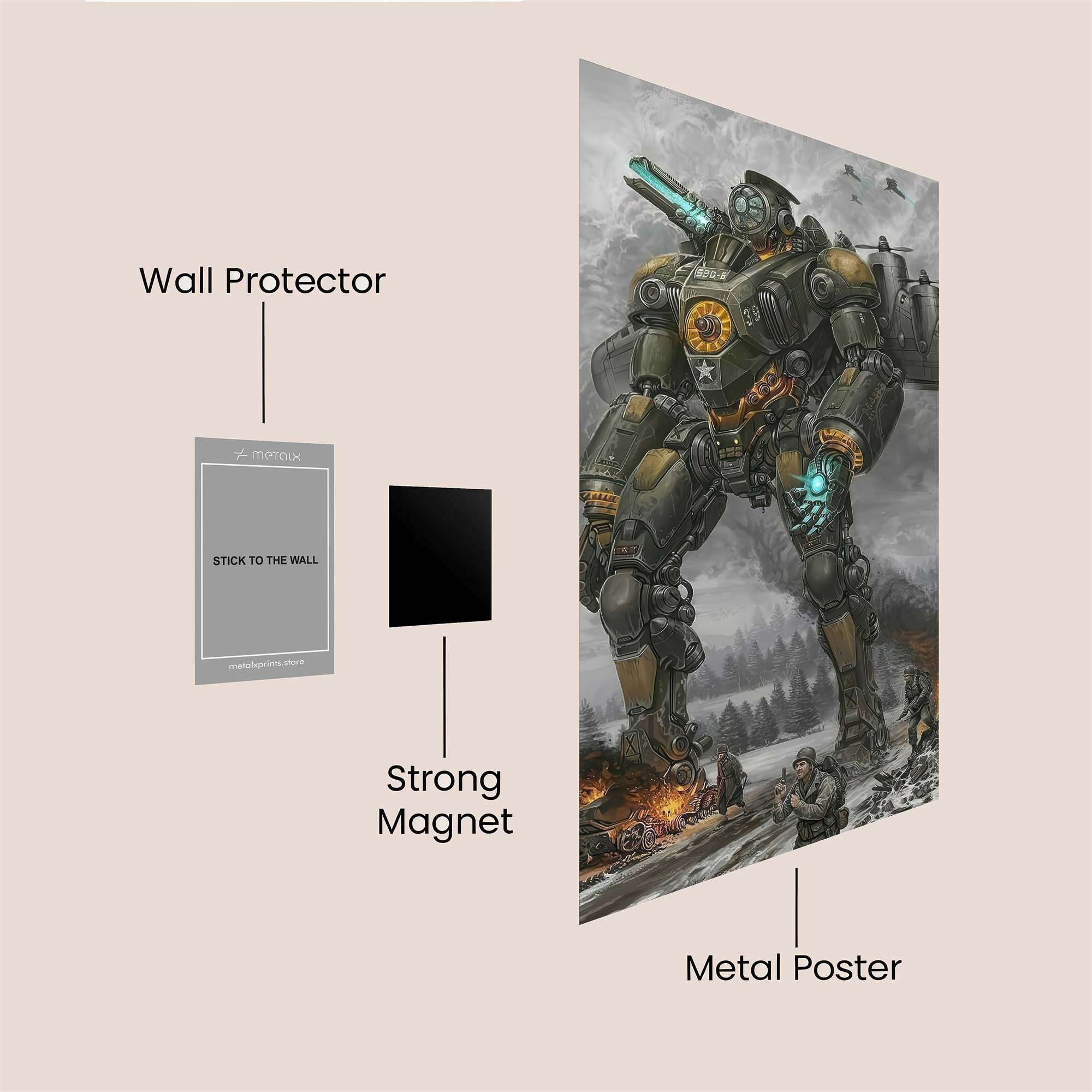 Colossal Sentinel Safe Wall Magnetic / M