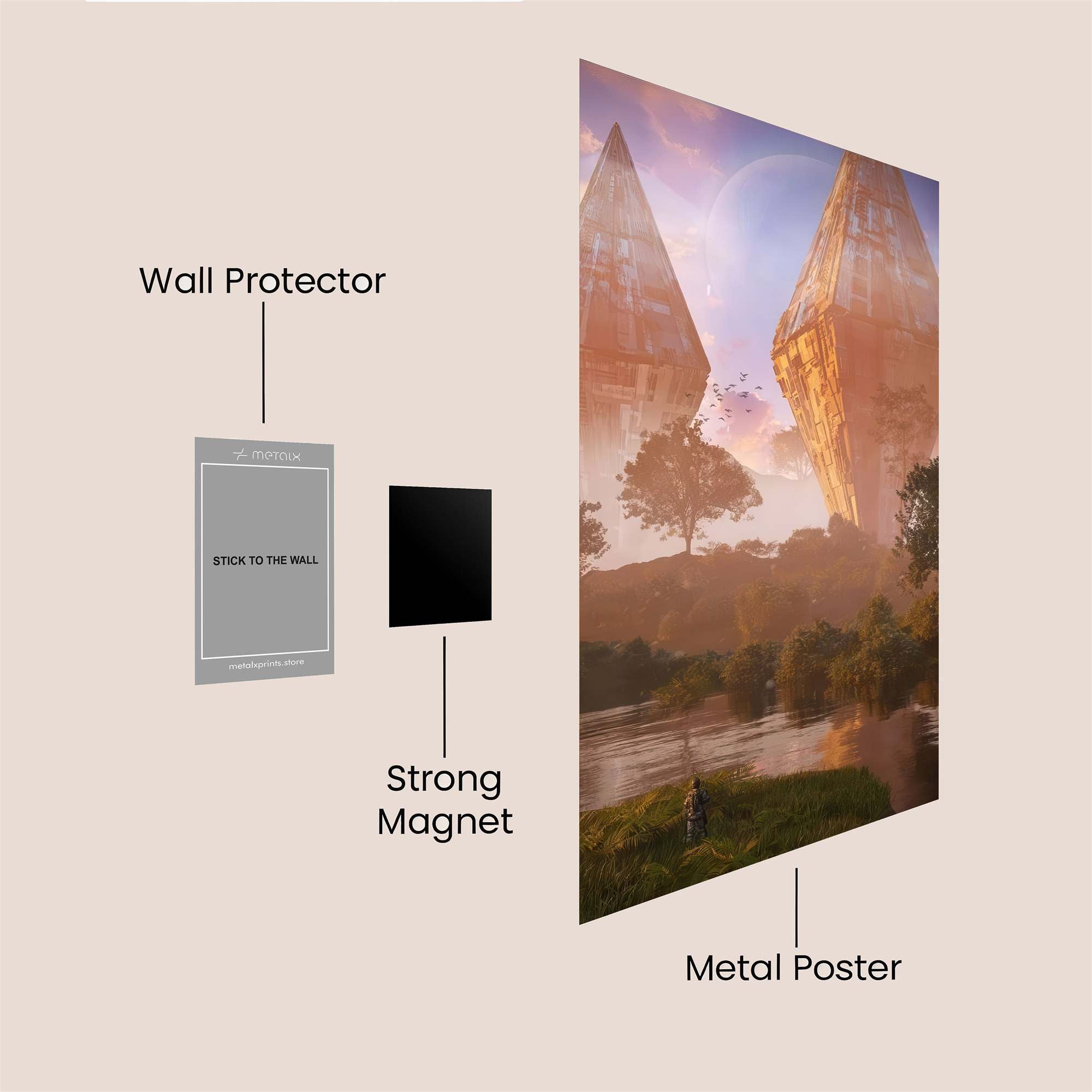Mystical Monoliths Safe Wall Magnetic / M