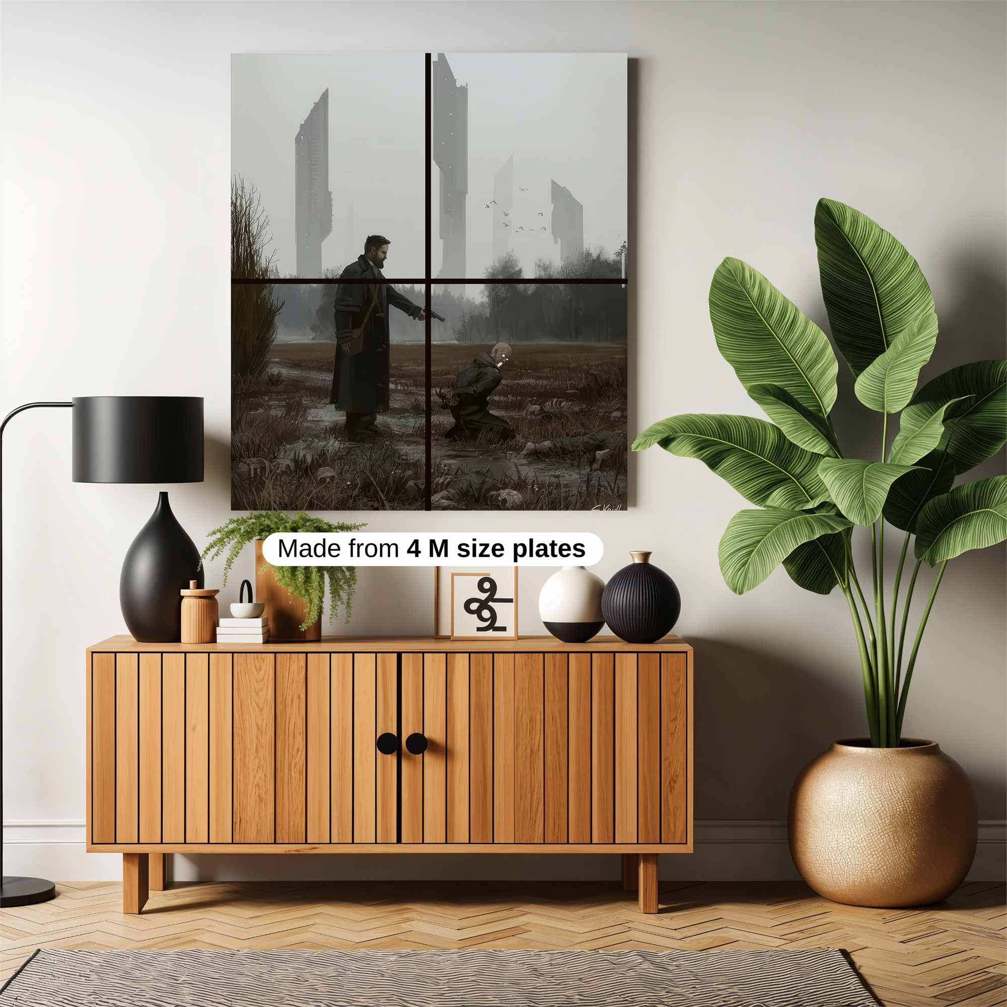 Desolate Confrontation Safe Wall Magnetic / M