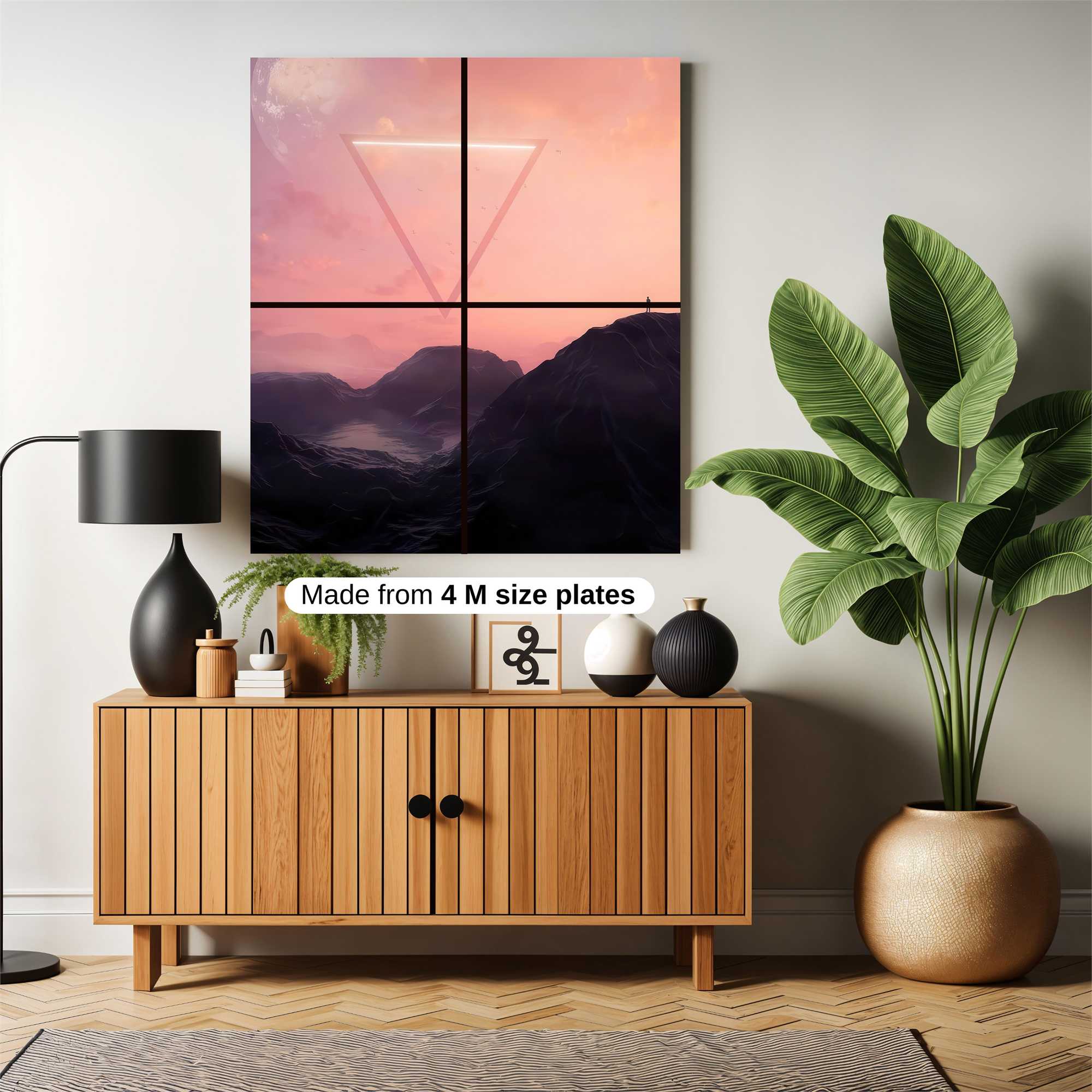 Triangular Serenity Safe Wall Magnetic / M