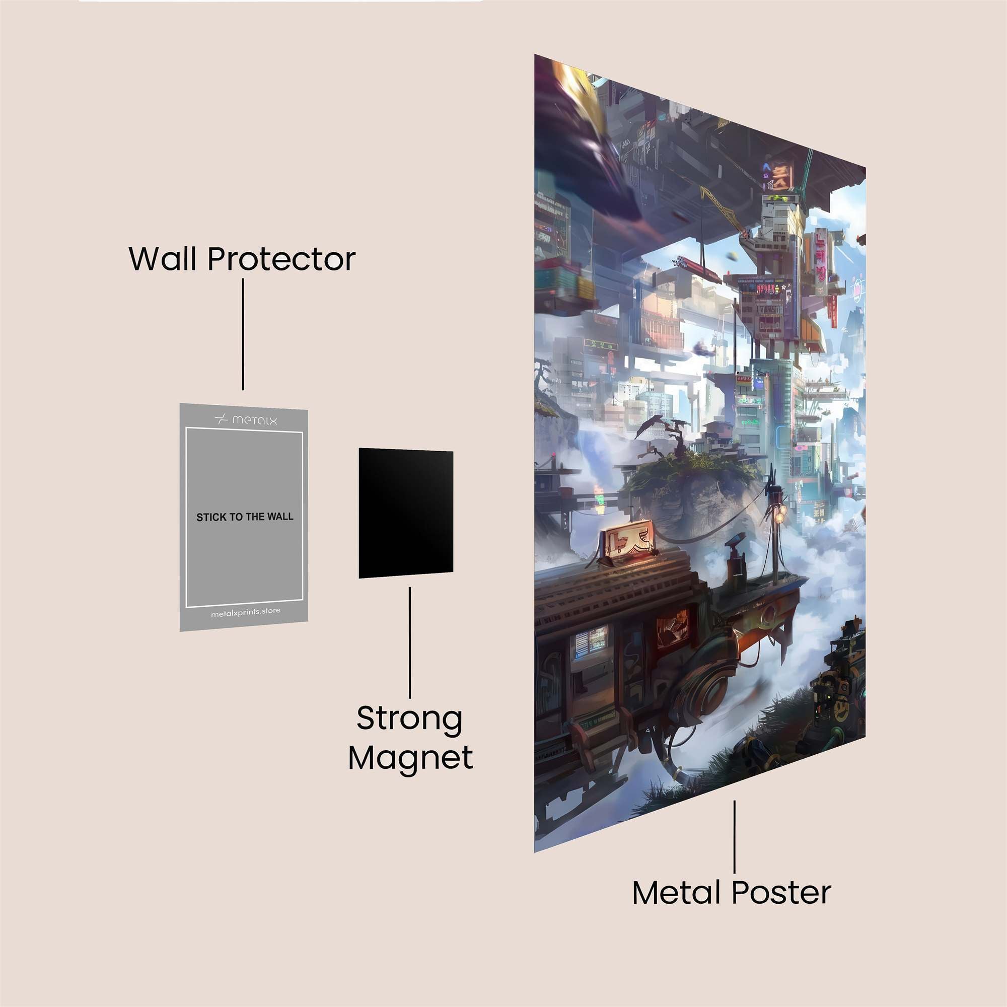 Skybound Whimsy Safe Wall Magnetic / M