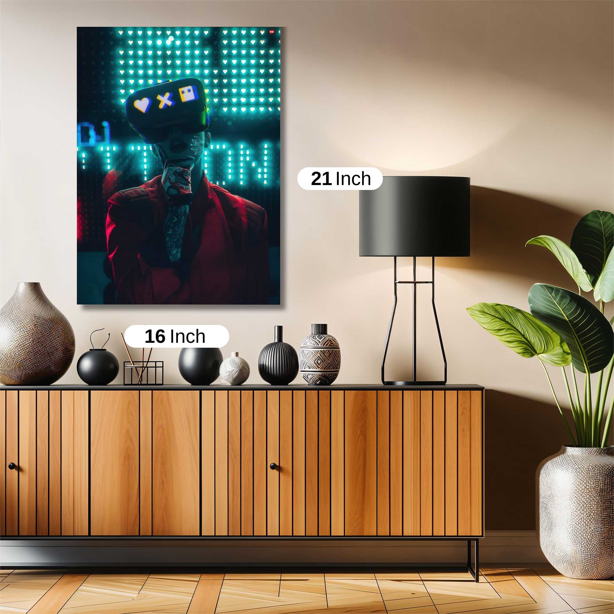 Neon Reality Safe Wall Magnetic / M