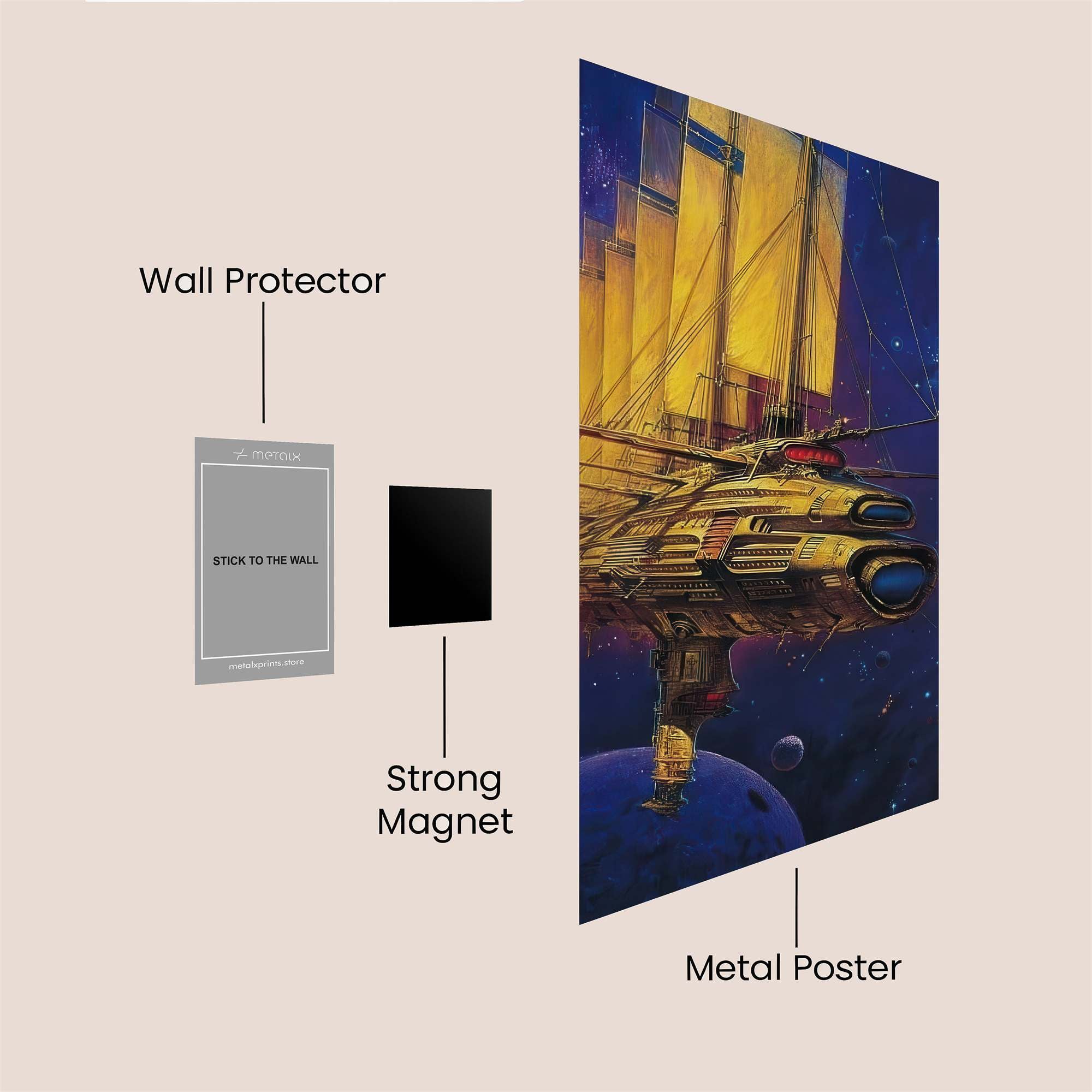 Solar Odyssey Safe Wall Magnetic / M