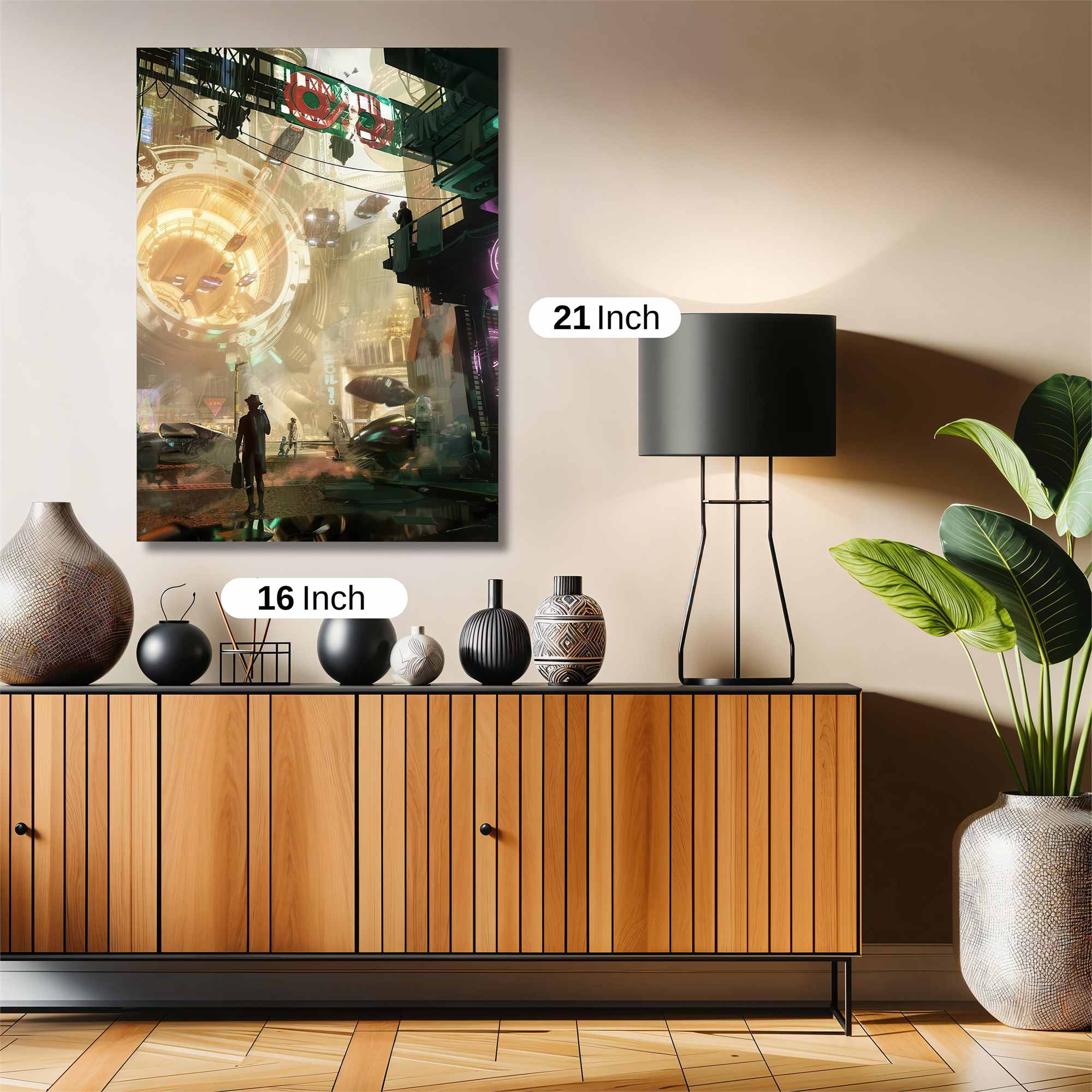 Cyberpunk Vortex Safe Wall Magnetic / M