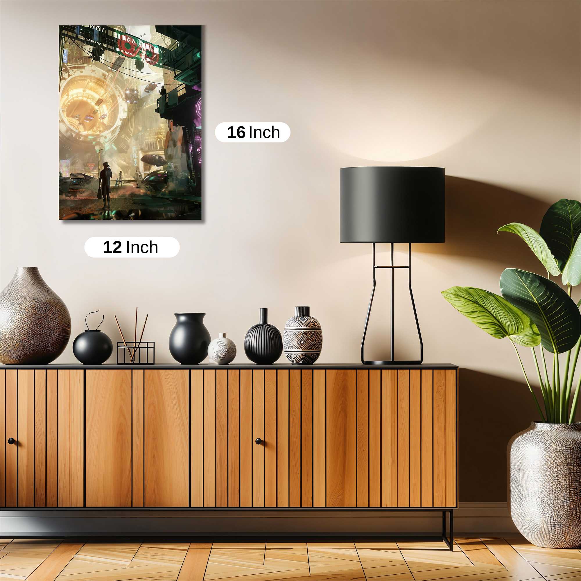 Cyberpunk Vortex Safe Wall Magnetic / M