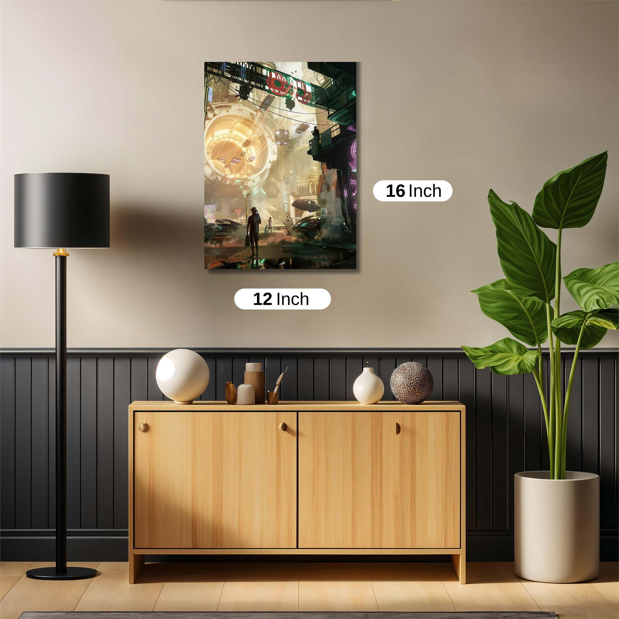 Cyberpunk Vortex Safe Wall Magnetic / M