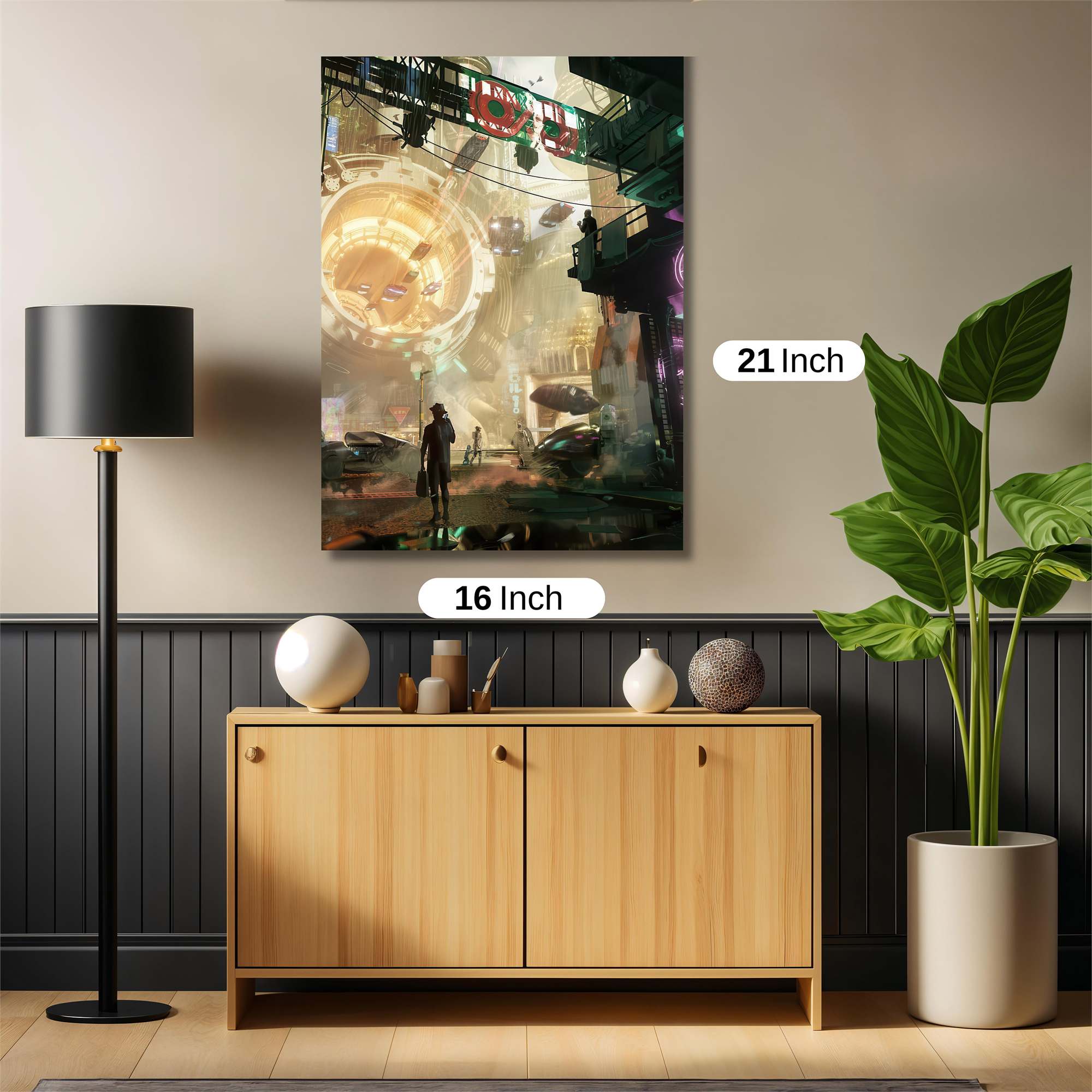 Cyberpunk Vortex Safe Wall Magnetic / M