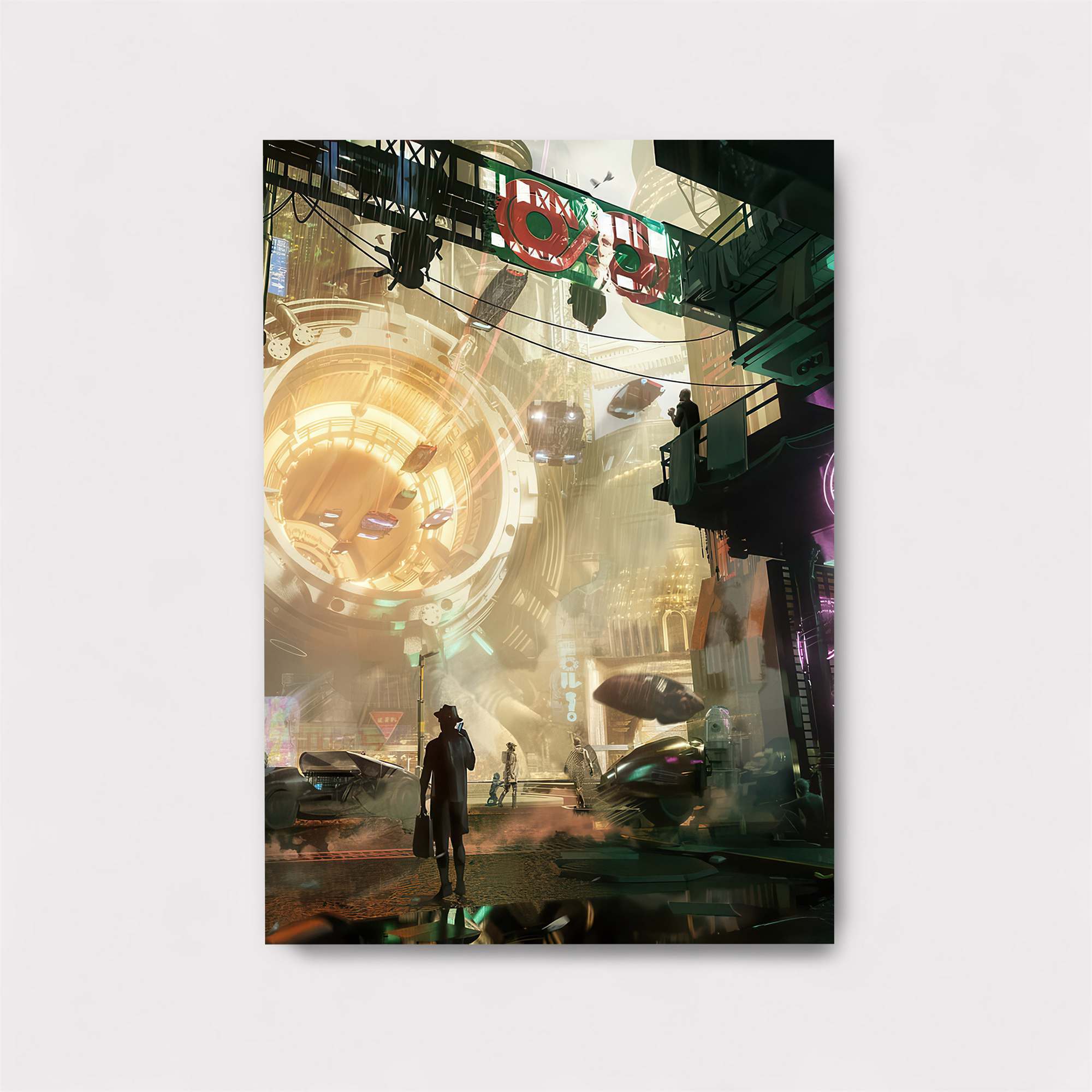 Cyberpunk Vortex Safe Wall Magnetic / M