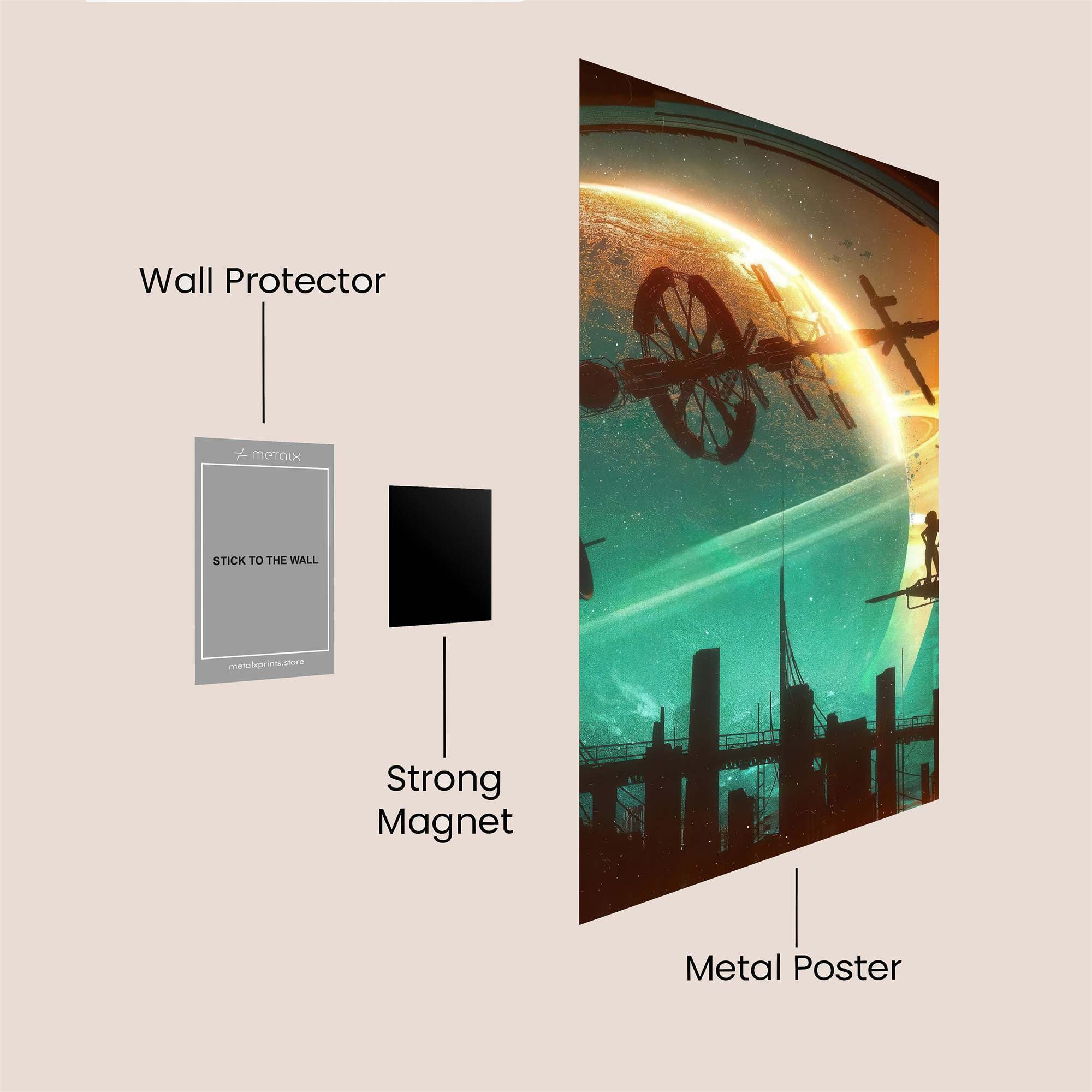 Stellar Vista Safe Wall Magnetic / M