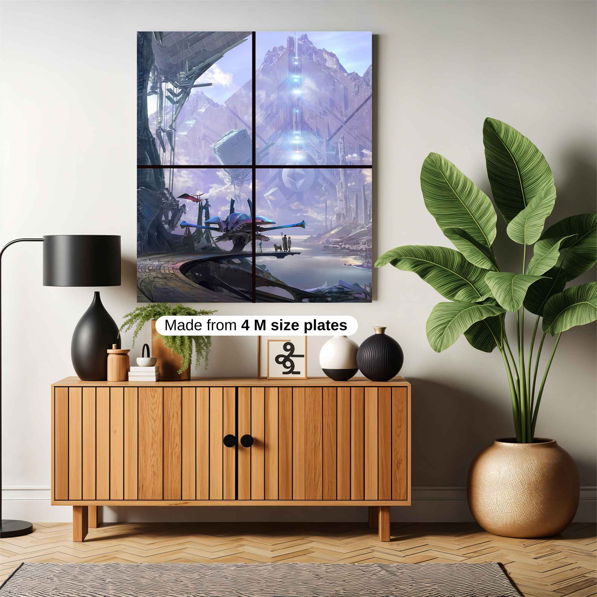 Futuristic Sanctum Safe Wall Magnetic / M