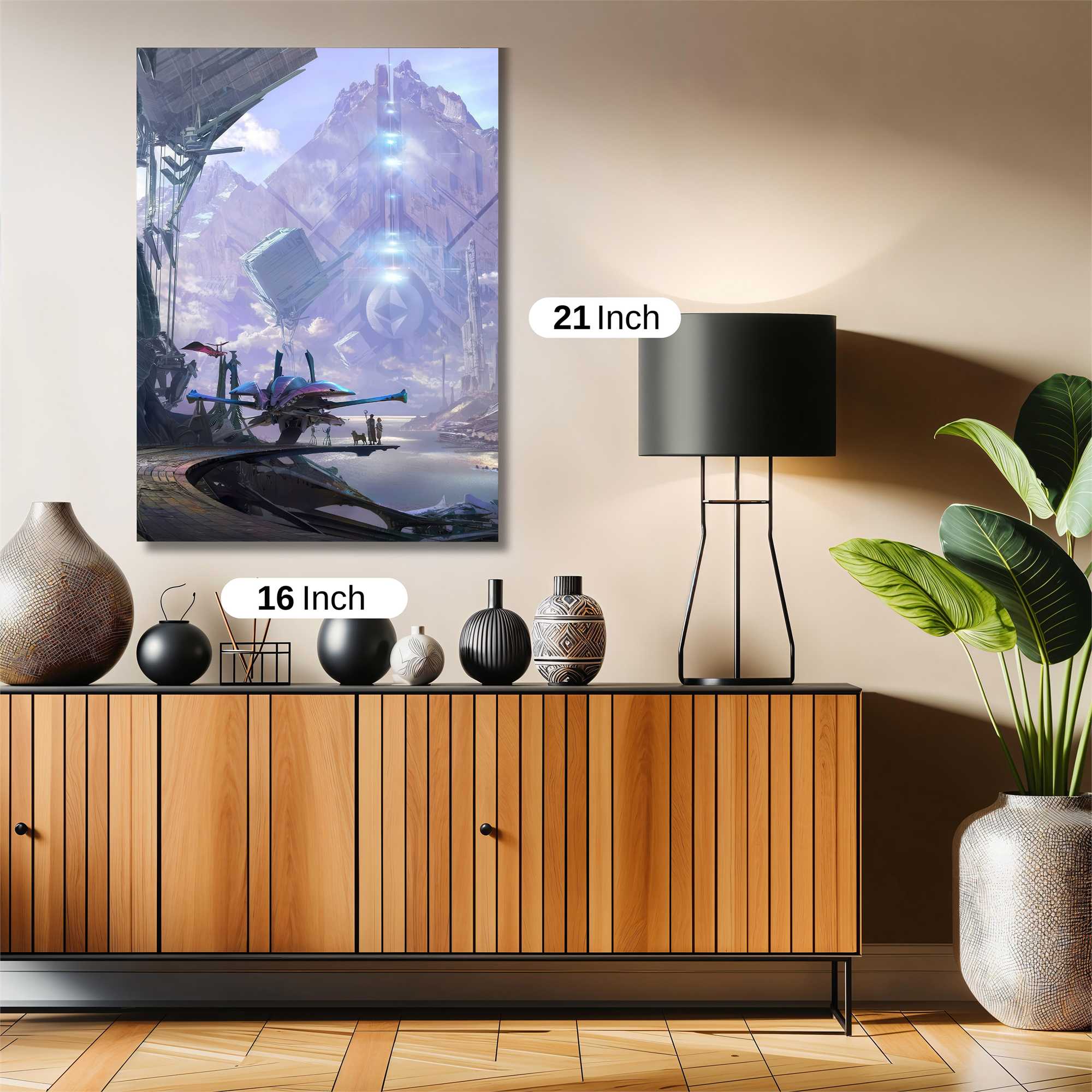 Futuristic Sanctum Safe Wall Magnetic / M