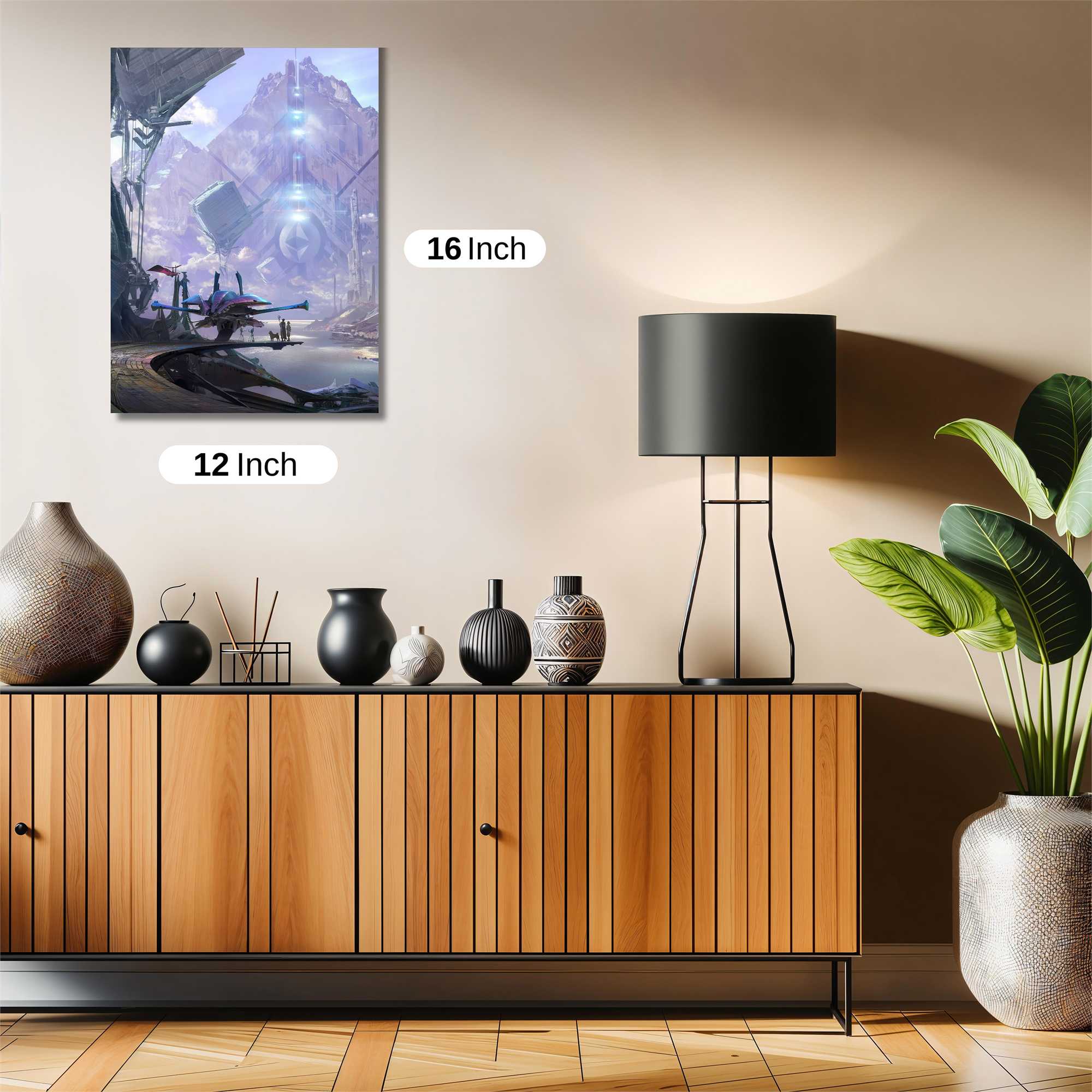 Futuristic Sanctum Safe Wall Magnetic / M