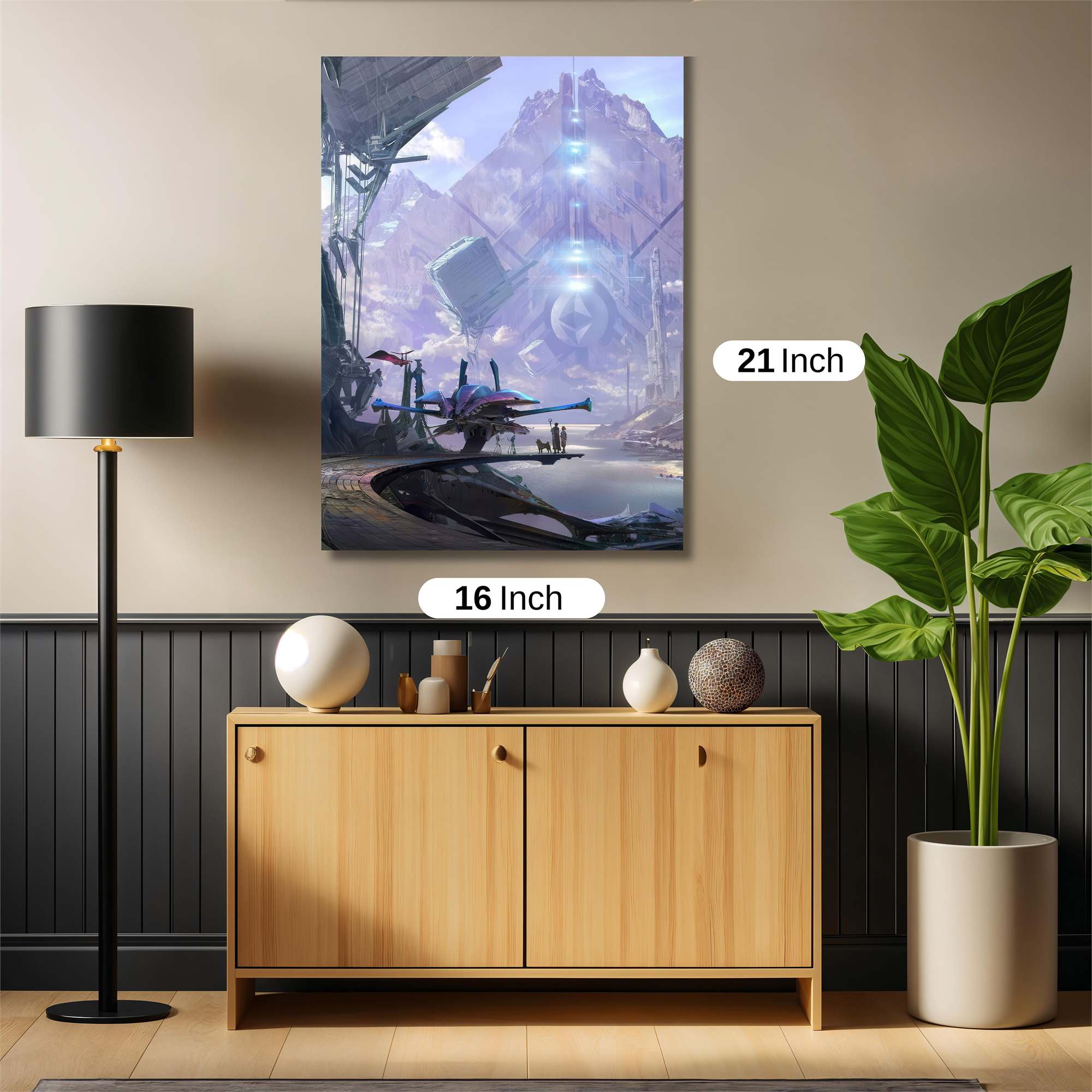 Futuristic Sanctum Safe Wall Magnetic / M