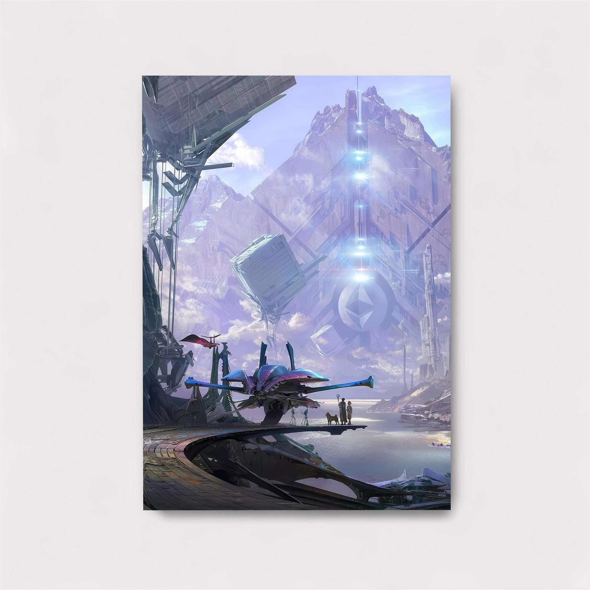 Futuristic Sanctum Safe Wall Magnetic / M