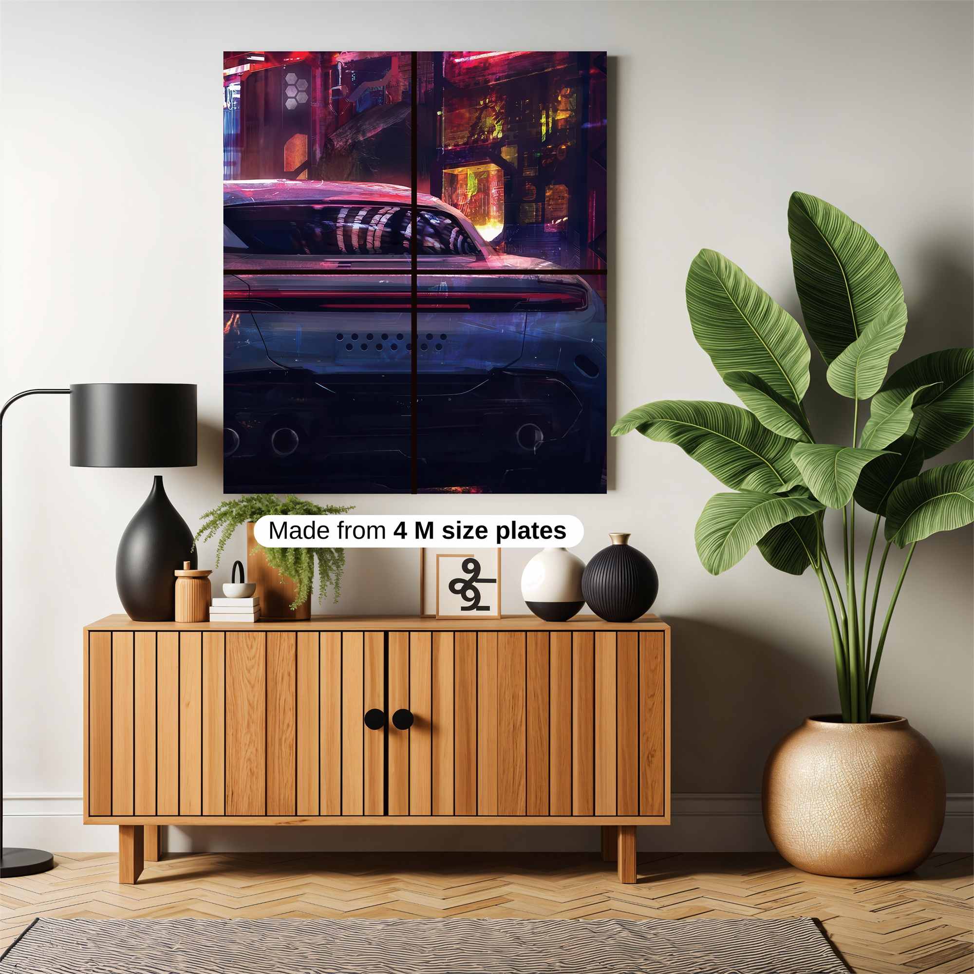 Neon Drift Safe Wall Magnetic / M