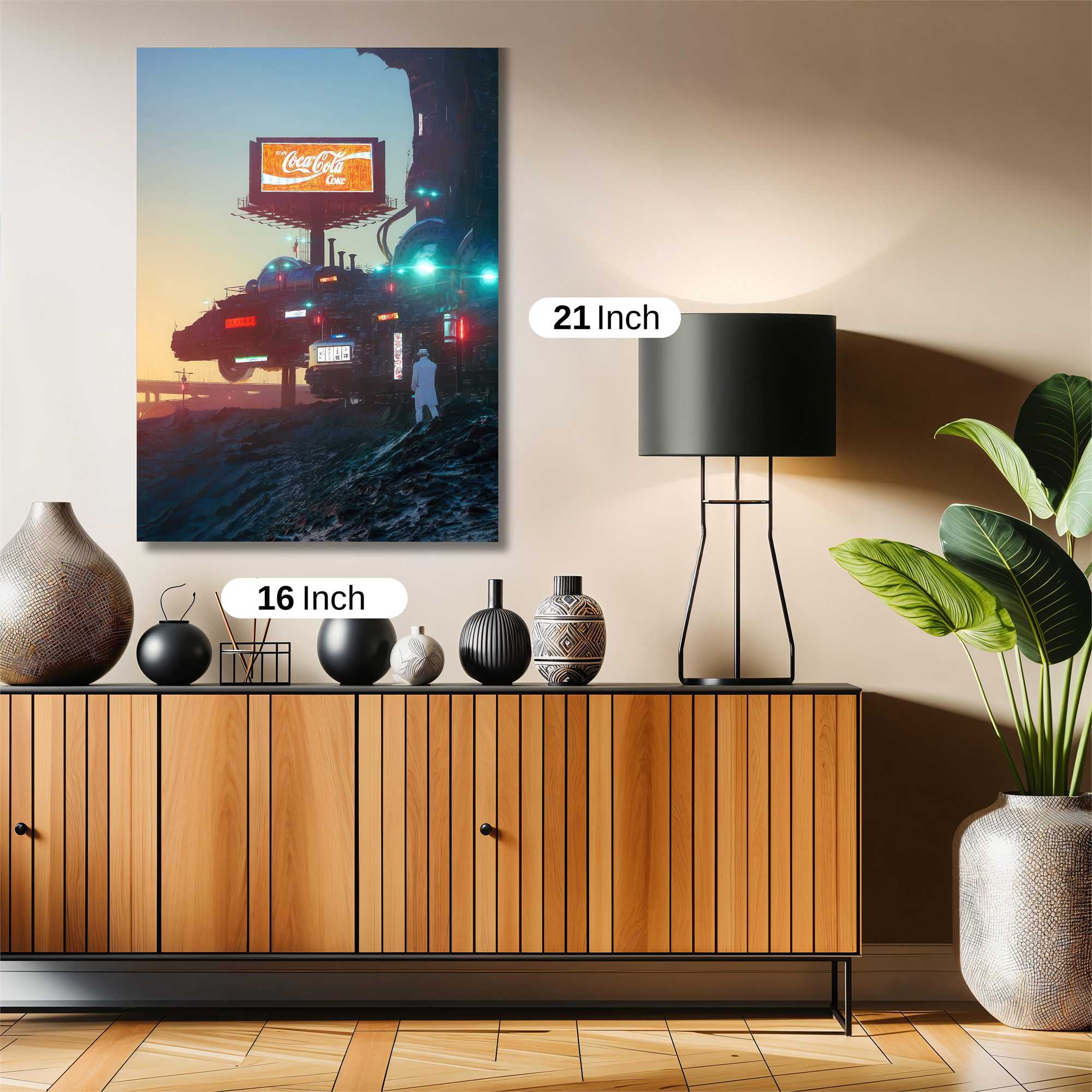 Futuristic Gloom Safe Wall Magnetic / M