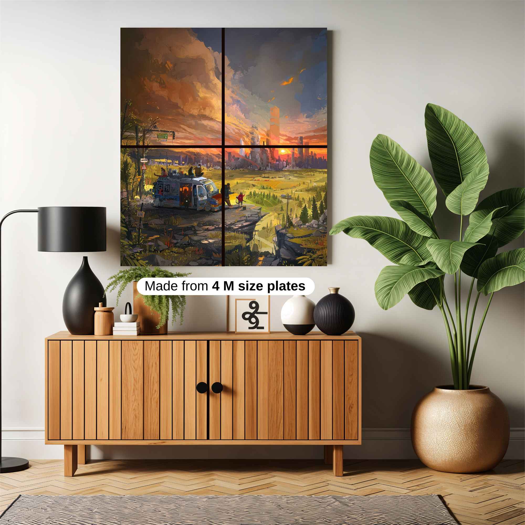 Sunset Serenity Safe Wall Magnetic / M