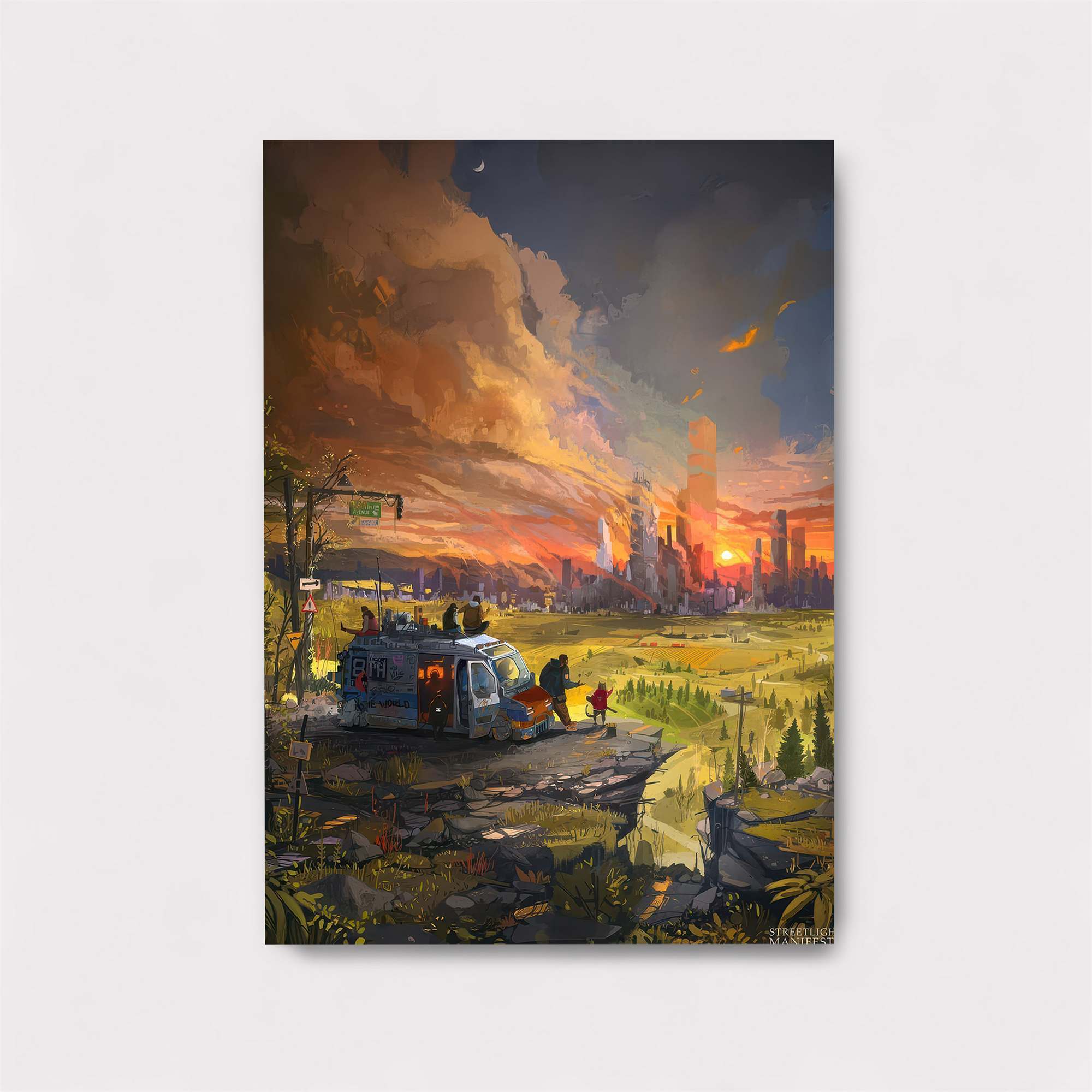 Sunset Serenity Safe Wall Magnetic / M