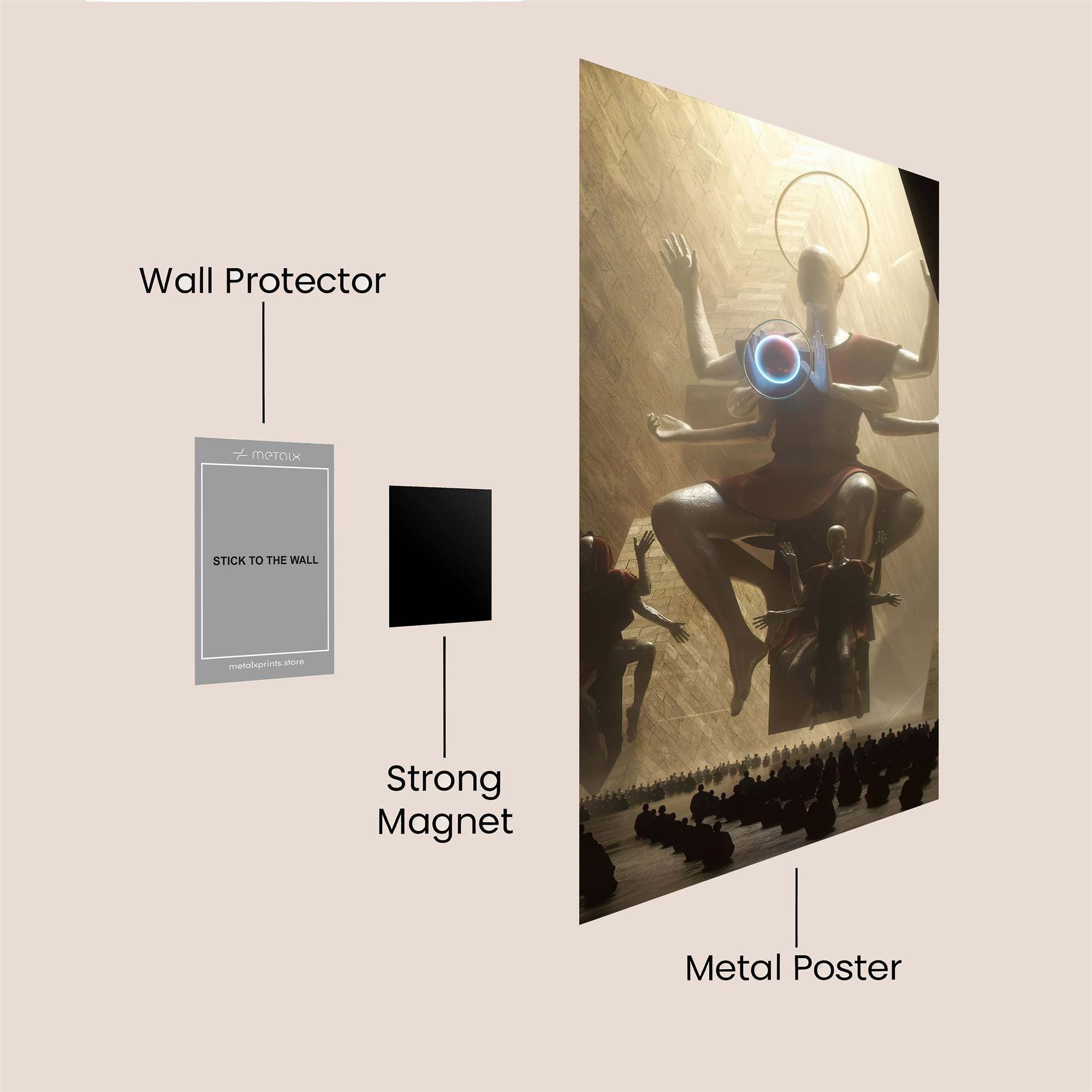 Serene Manifestation Safe Wall Magnetic / M