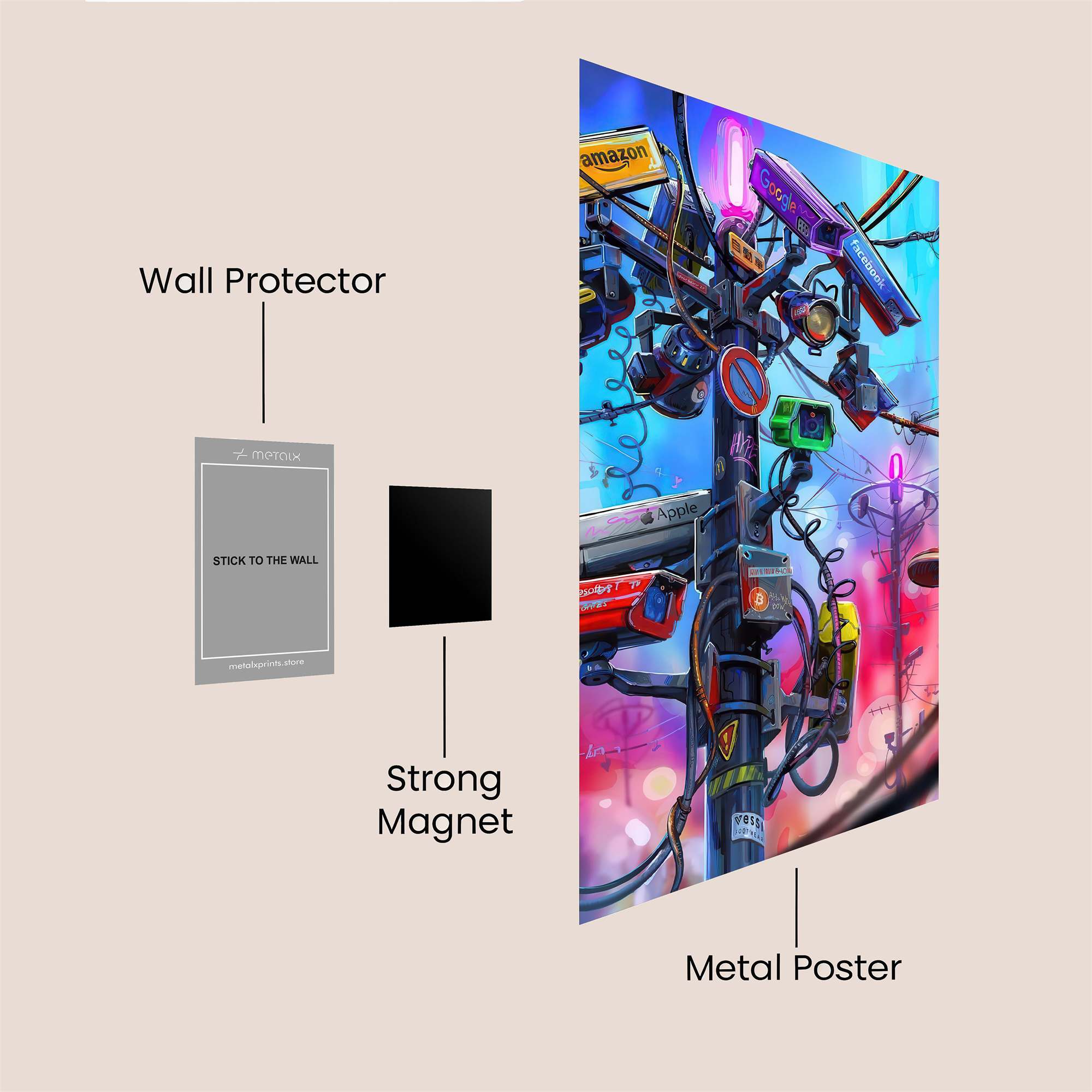 Surveillance Symphony Safe Wall Magnetic / M