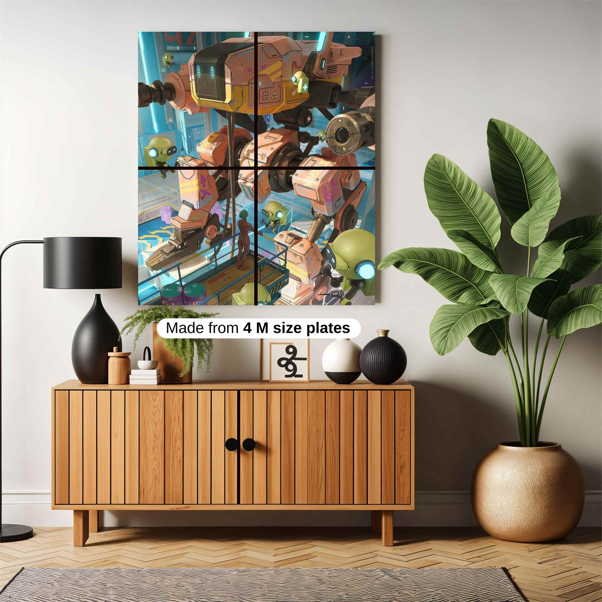 Mech Harmony Safe Wall Magnetic / M