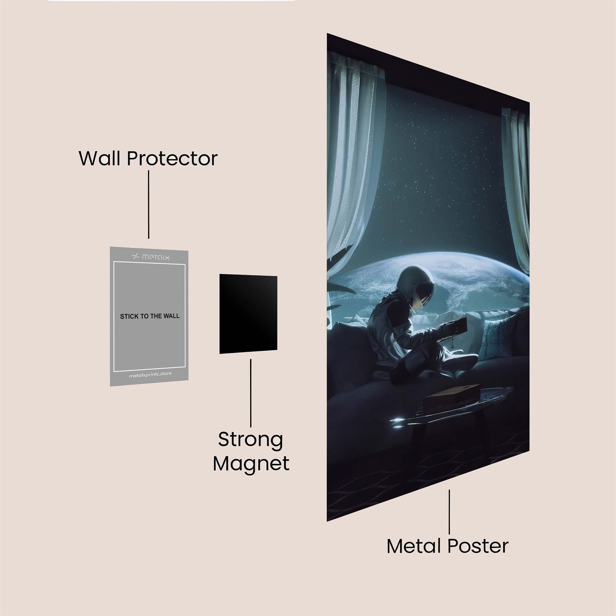 Stellar Reverie Safe Wall Magnetic / M