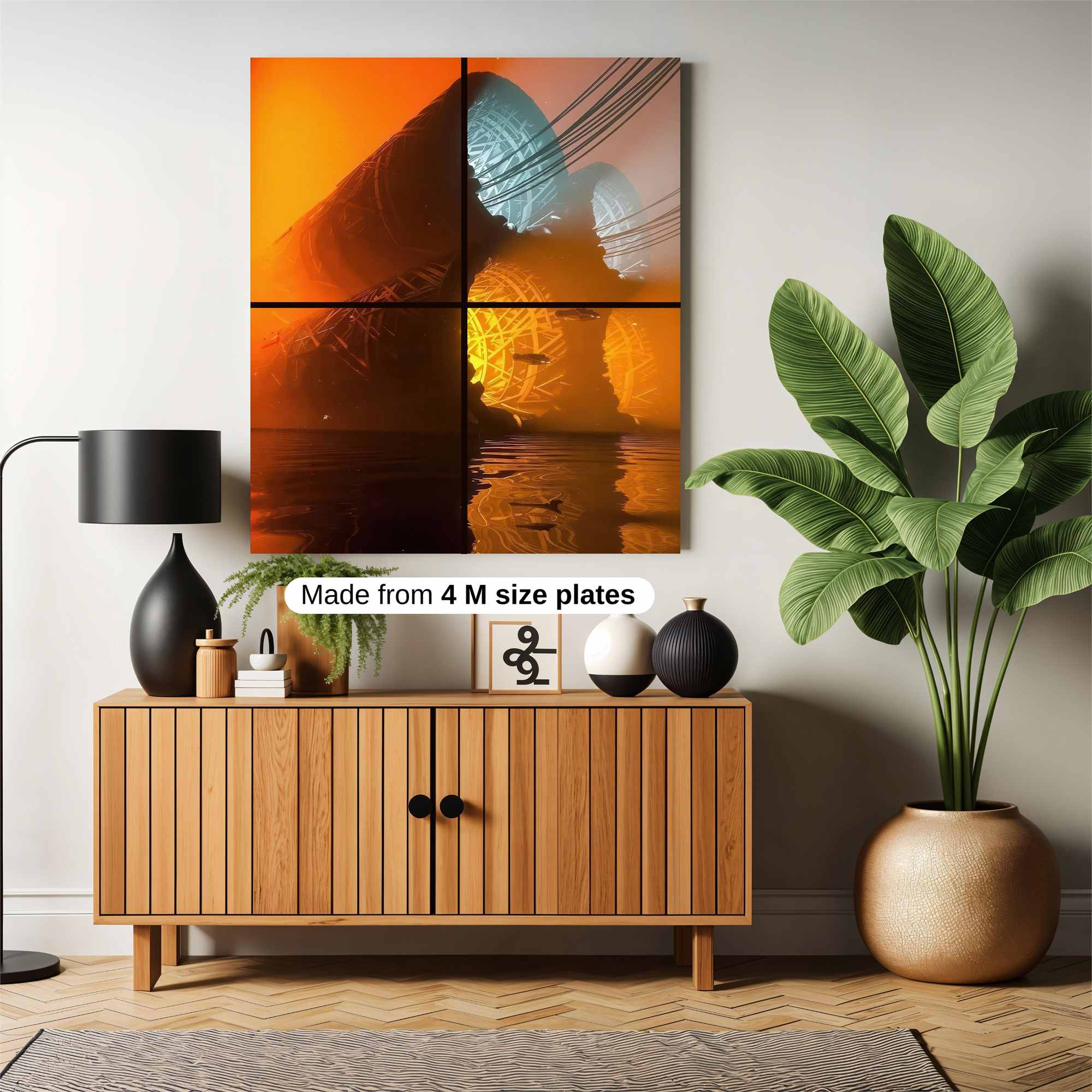 Futuristic Abyss Safe Wall Magnetic / M