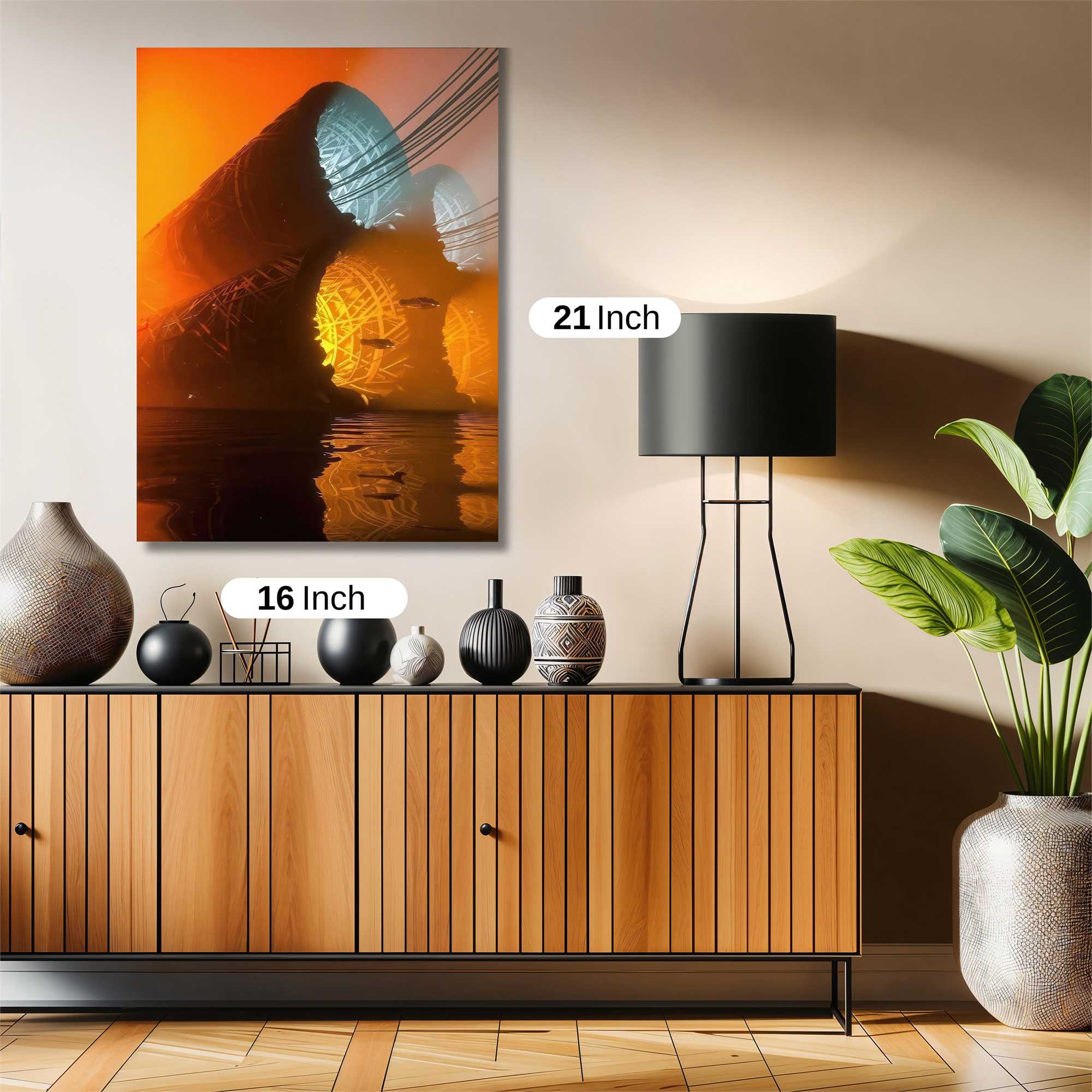 Futuristic Abyss Safe Wall Magnetic / M